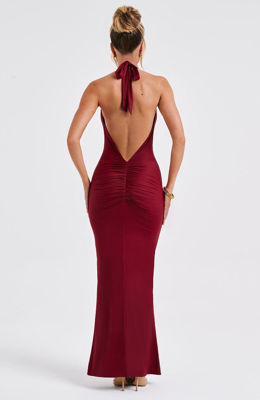 Harmonia Maxi Dress - Burgundy Product Image
