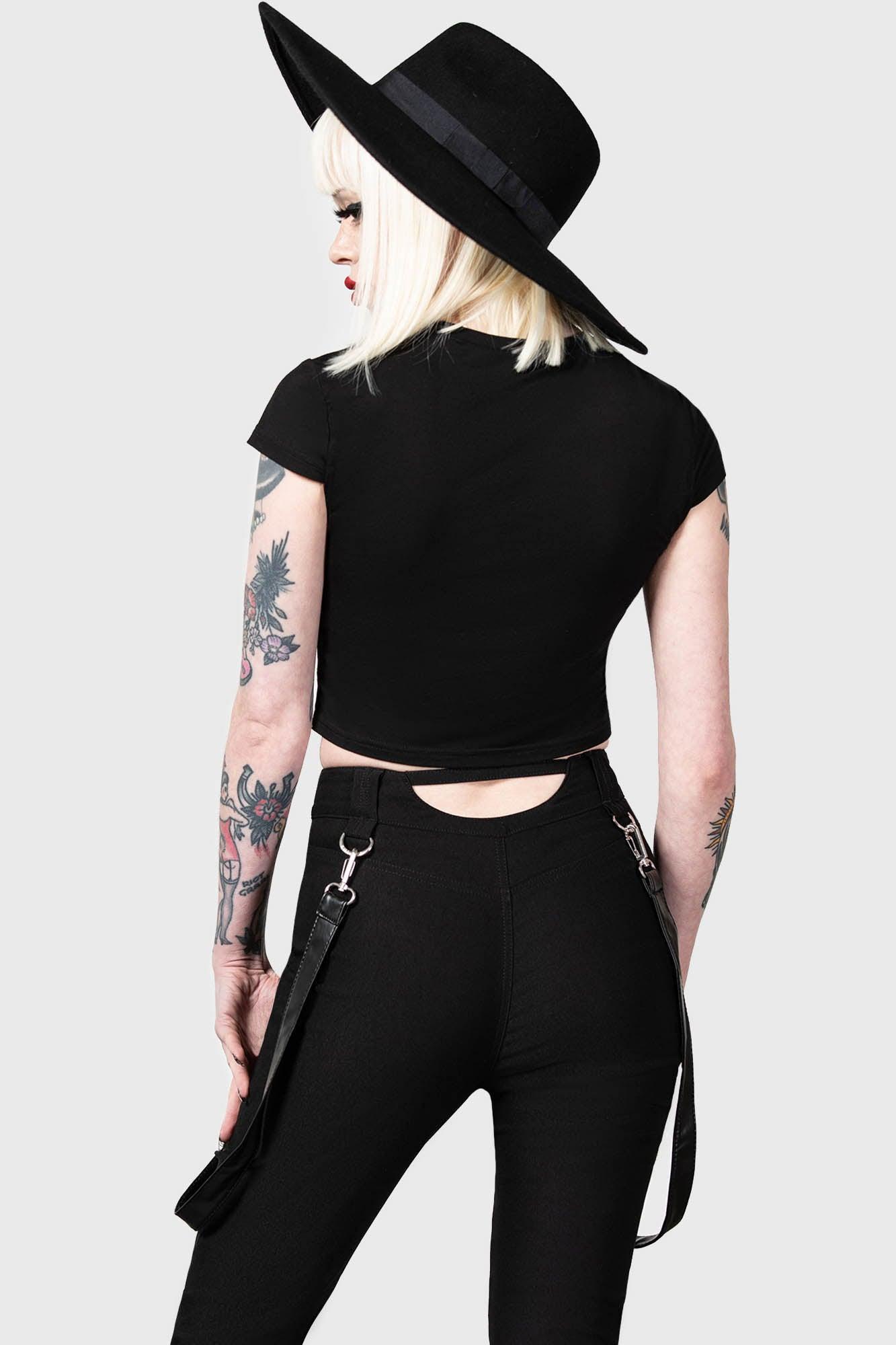 Cutout Bondage Trousers Female Product Image