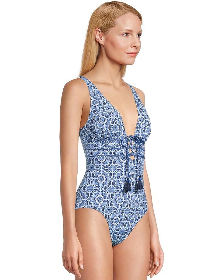 Women's Tommy Bahama Terrazzo Tile Tie Front 1Pc Product Image