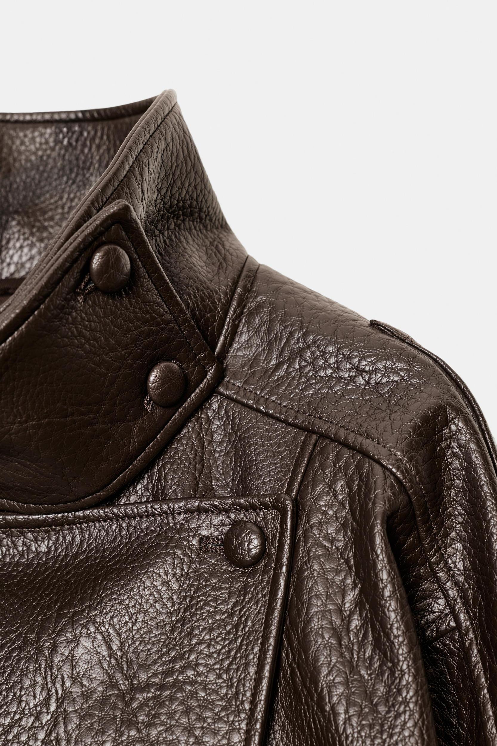 FAUX LEATHER JACKET Product Image