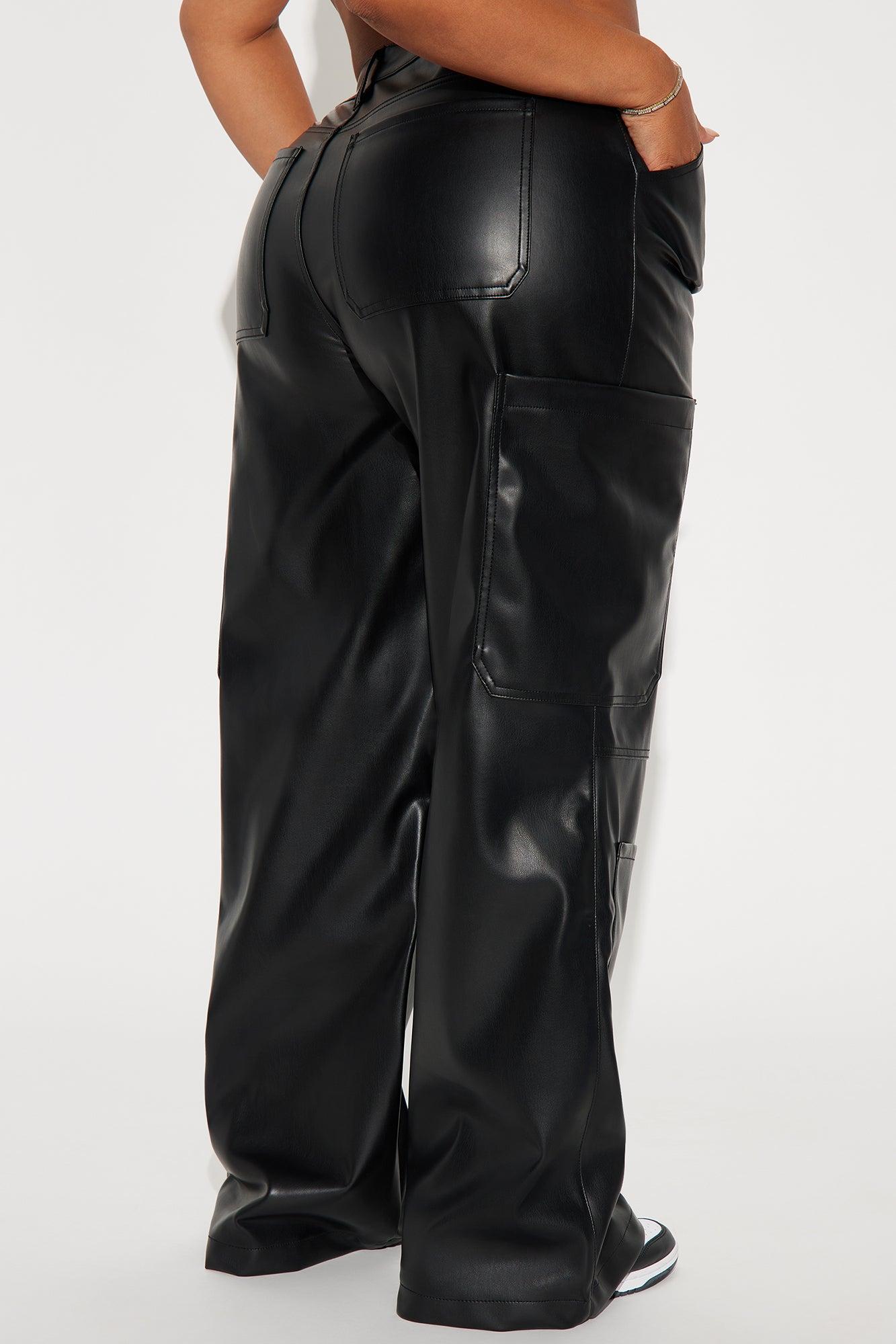 Said So Faux Leather Pant - Black Product Image