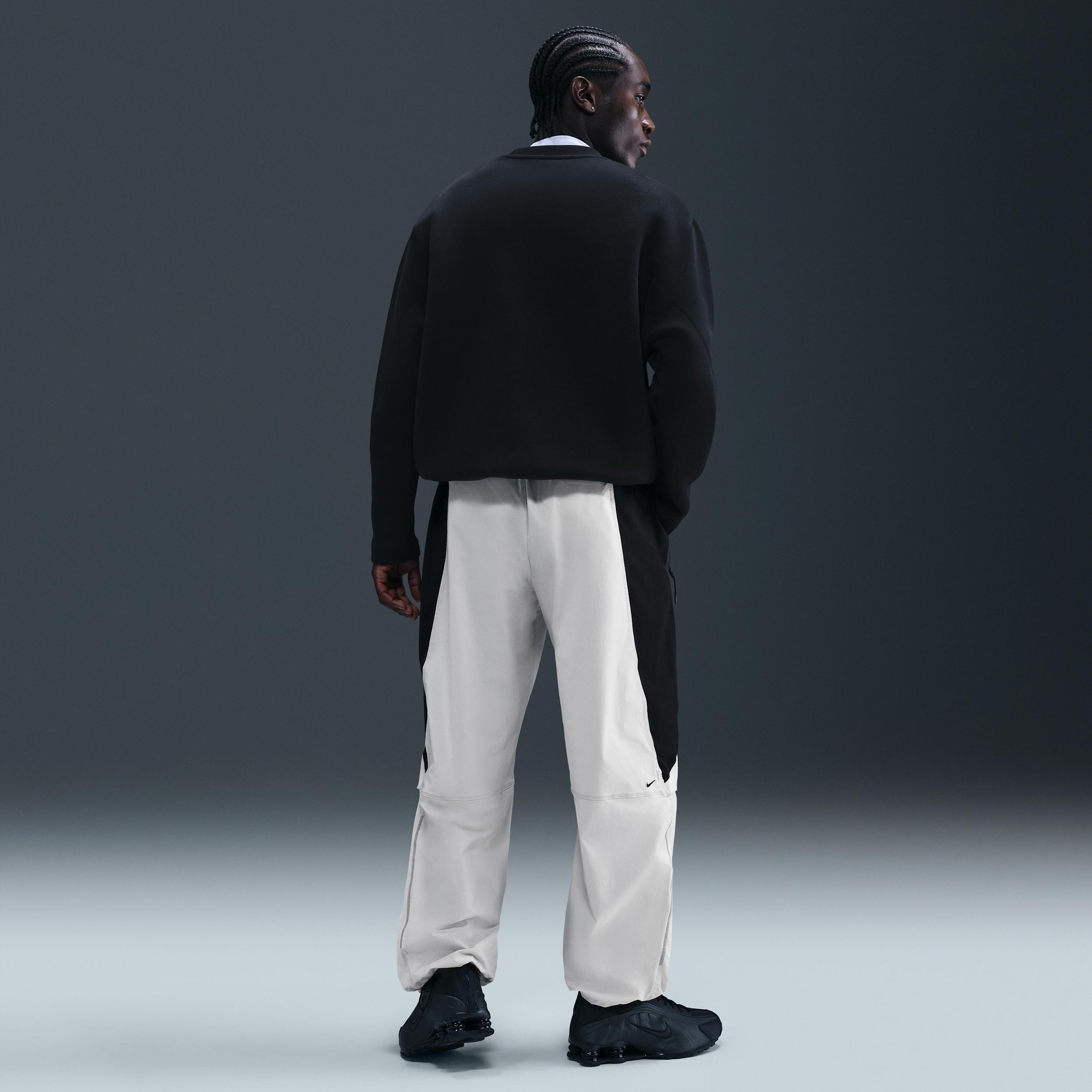 Nike Men's Tech Dri-FIT Woven Color-Block Oversized Pants Product Image