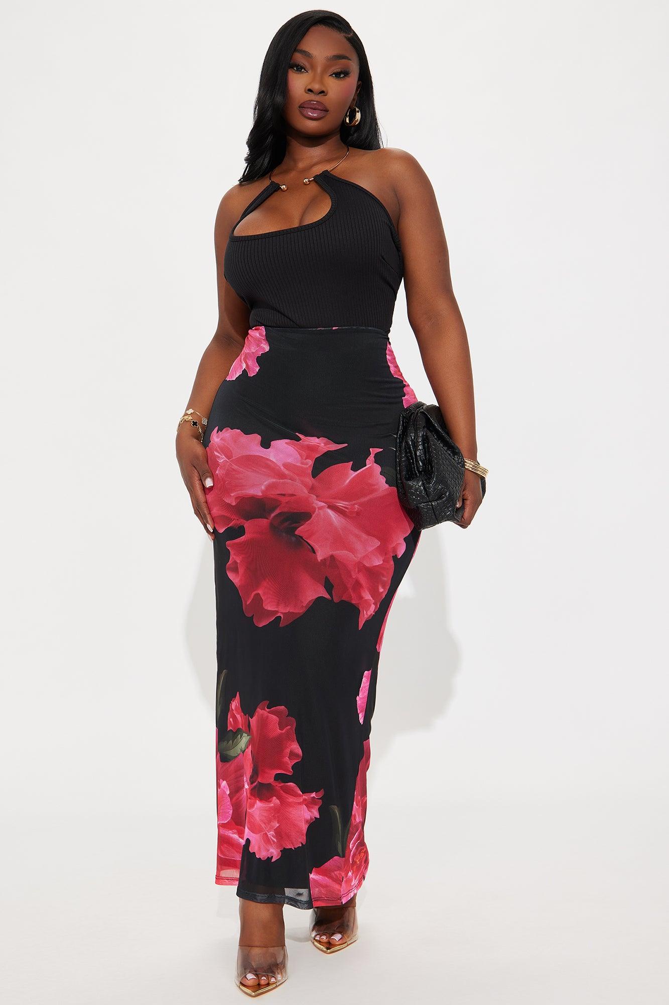 Didi Ribbed Halter Bodysuit - Black Product Image