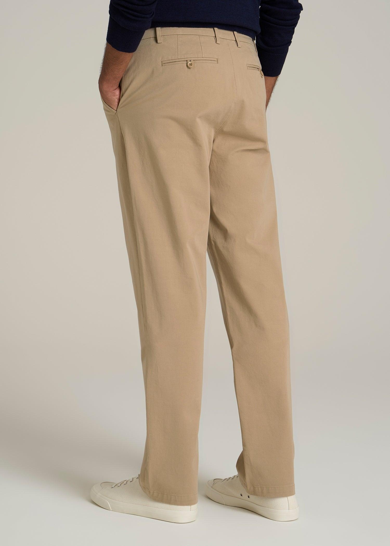 4 Way Stretch Commuter RELAXED Chino Pants for Tall Men in Hazelwood Male Product Image