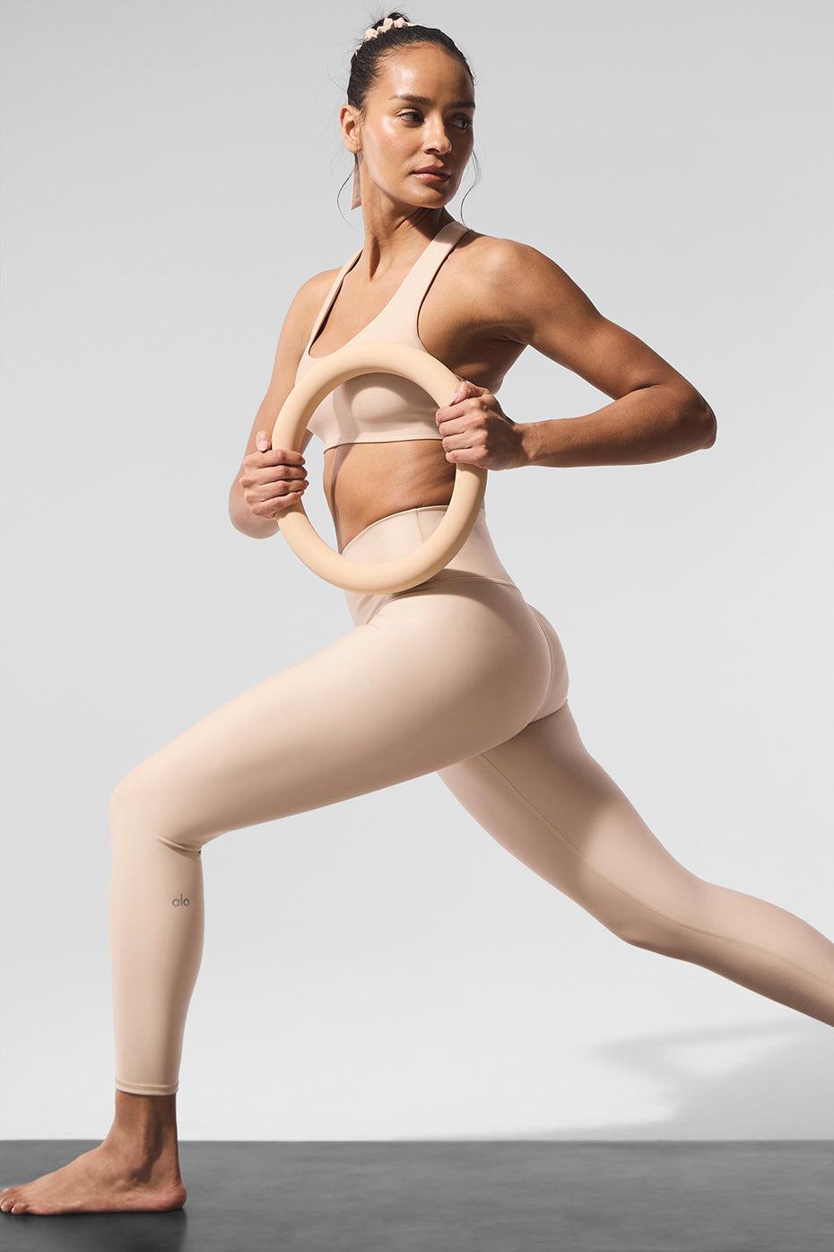 7/8 High-Waist Airlift Legging - Macadamia Female Product Image