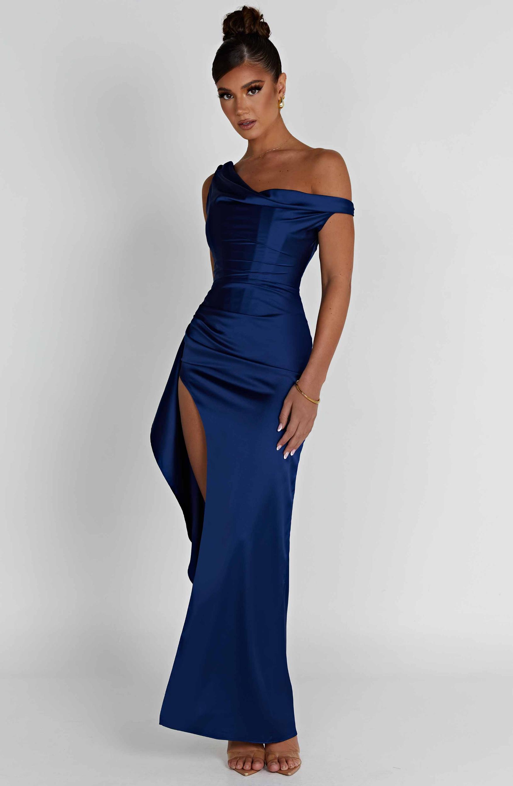Juliene Maxi Dress - Navy Product Image