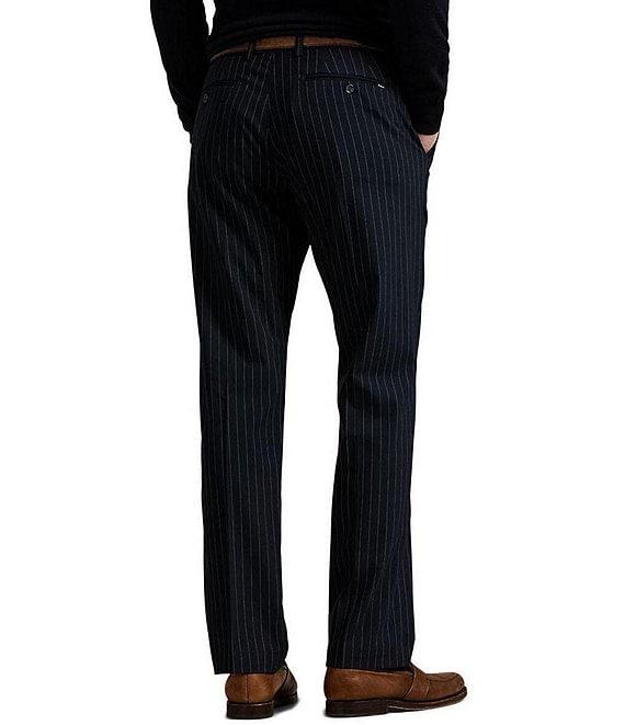Polo Ralph Lauren Weekday Pinstripe Flat Front Stretch Pants Product Image