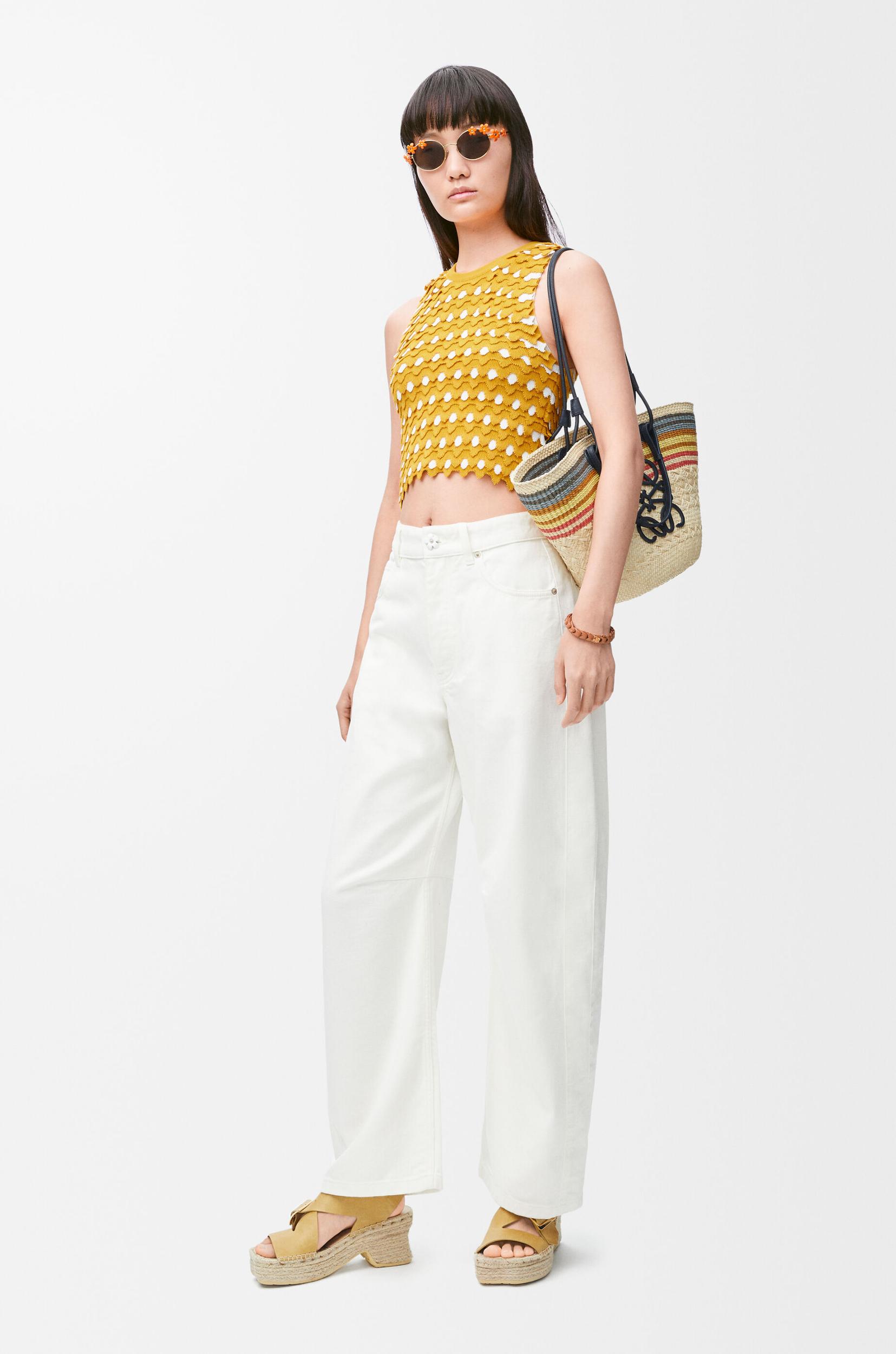 Top in viscose and cotton Product Image