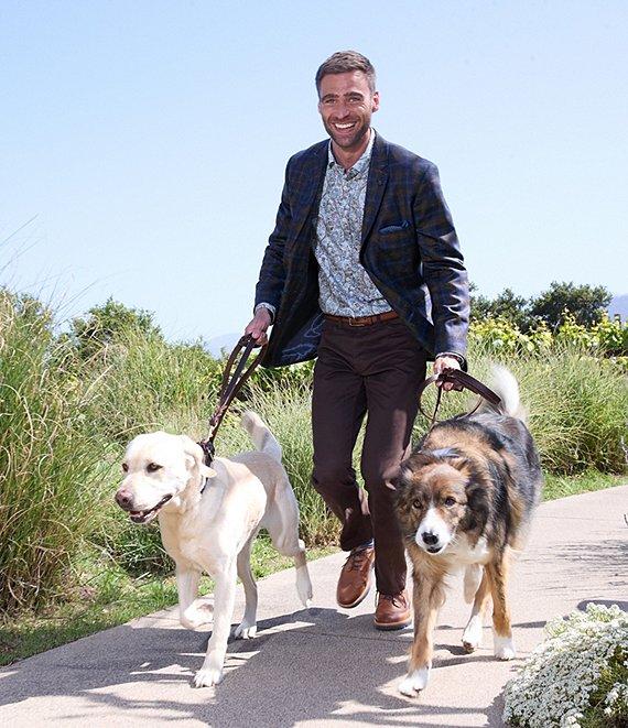 Johnston & Murphy Layered Paisley Print Long Sleeve Woven Shirt Product Image