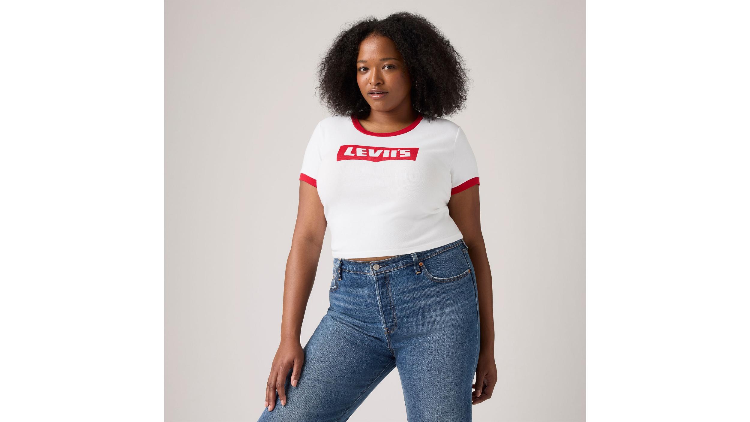 Graphic Essential Sporty Ringer Tee Product Image