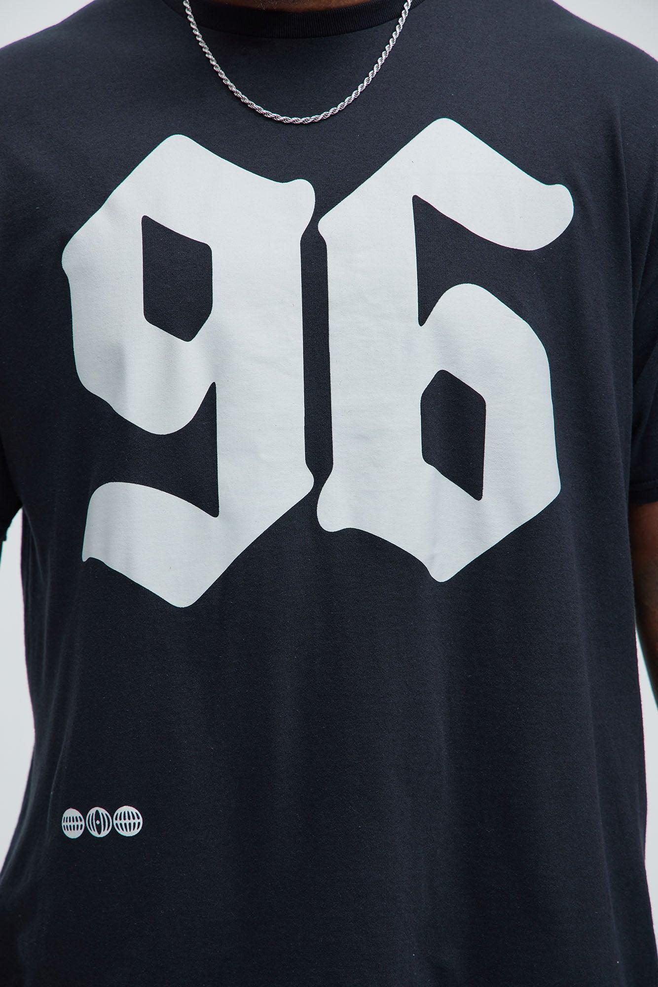 96 Globe Skull Short Sleeve Tee - Black Product Image