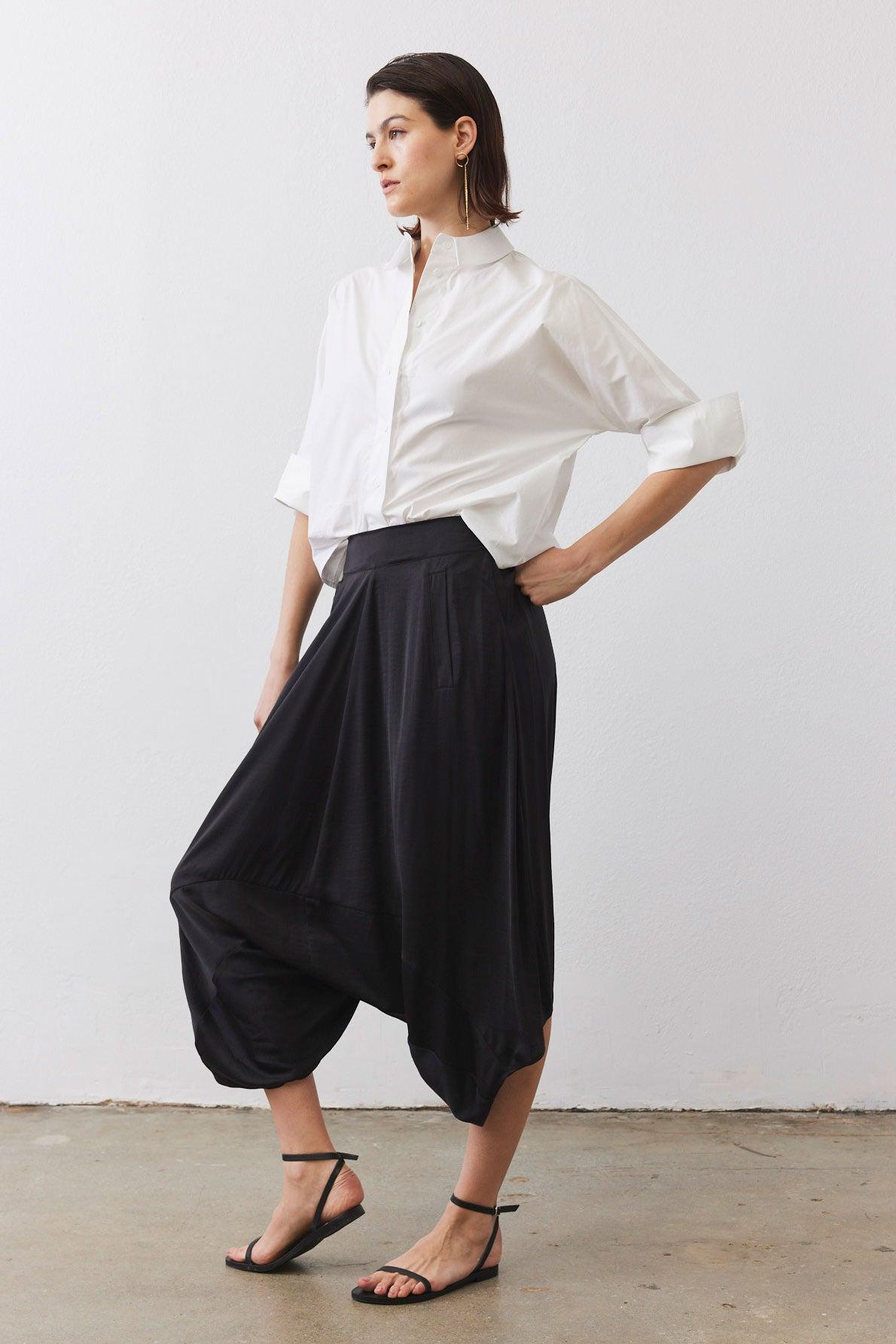 Slouchy Cropped Pants Product Image