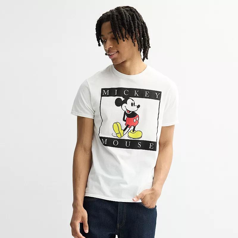 Disney's Mickey Mouse Men's Black Frame Graphic Tee,  Product Image