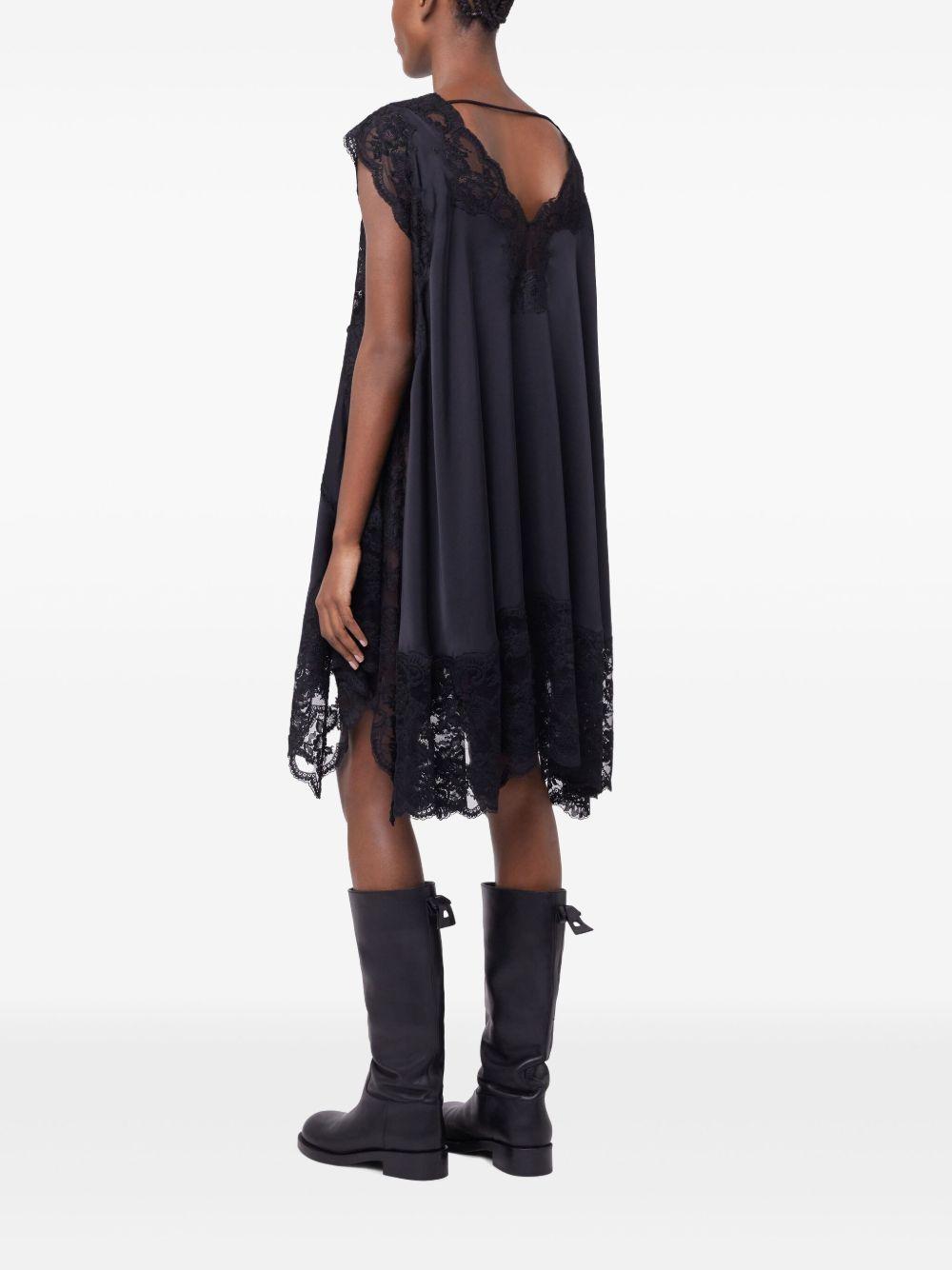 lace satin dress Product Image