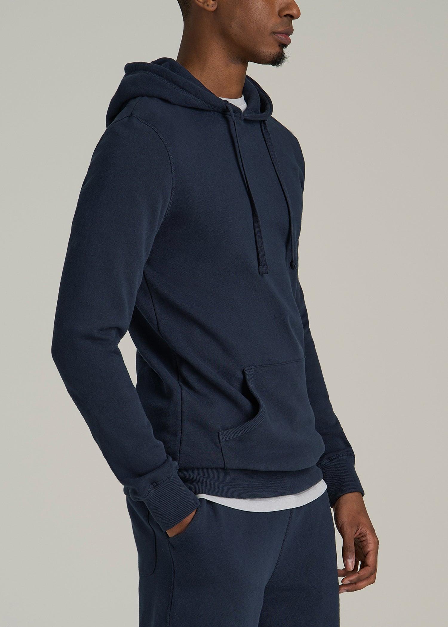 Wearever 2.0 Fleece Hoodie for Tall Men in Evening Blue Male Product Image
