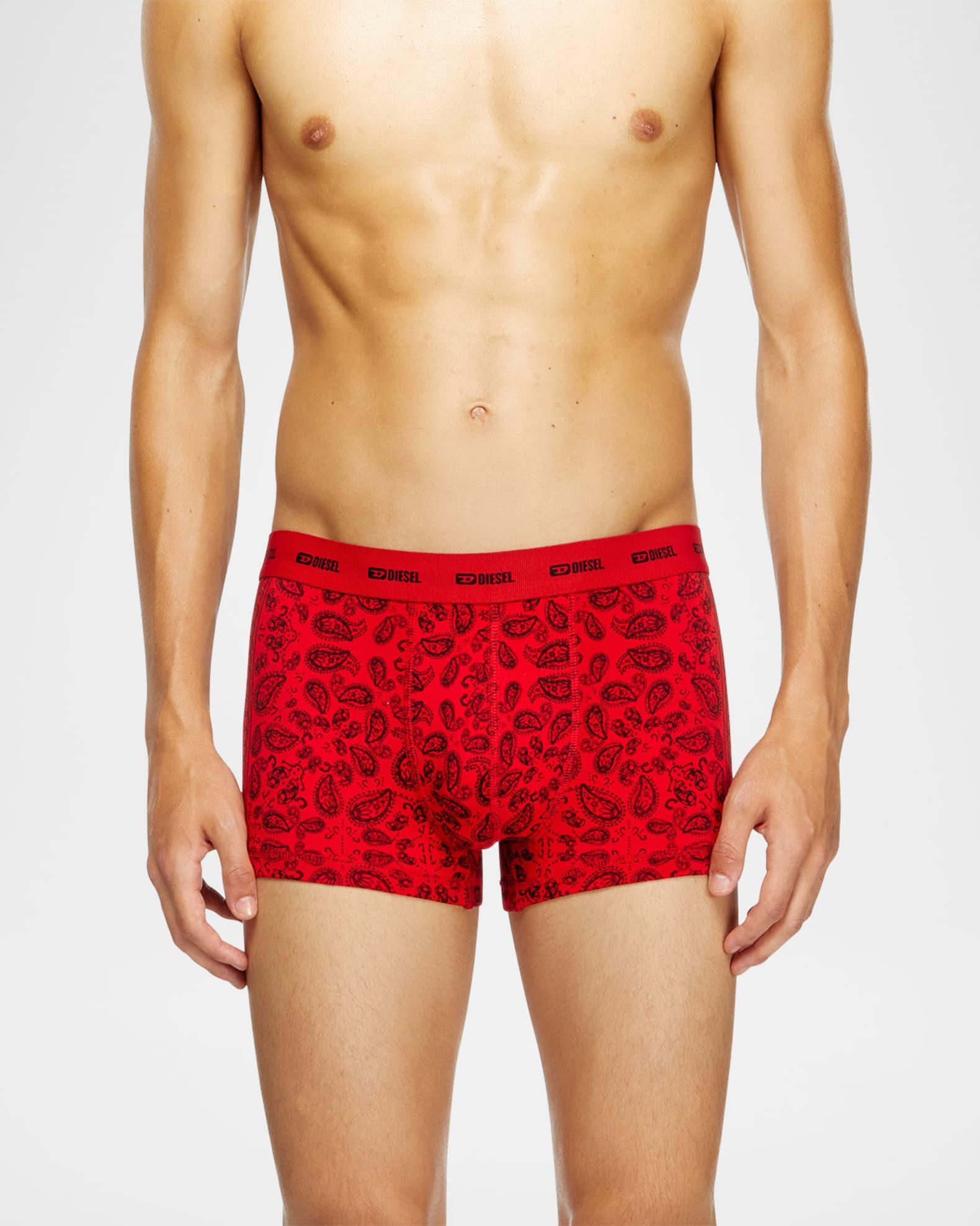 Men's Damien Assorted Stretch 3-Pack Boxer Briefs, Red Product Image