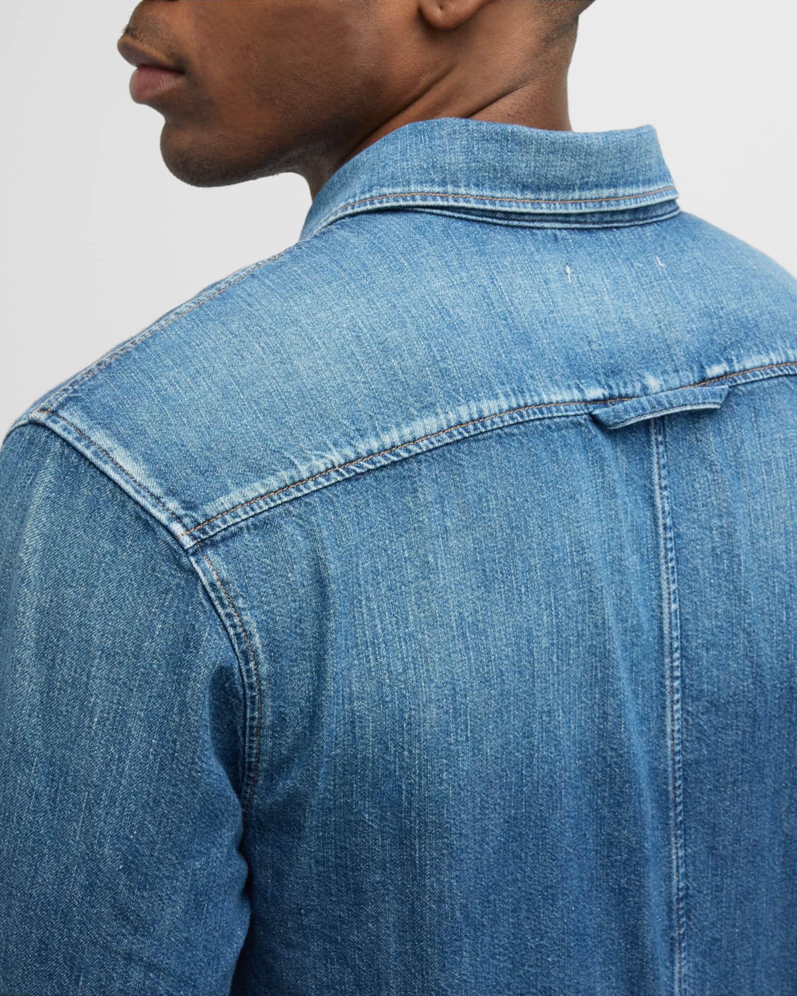 Men's Wesley Denim Button-Down Shirt Product Image