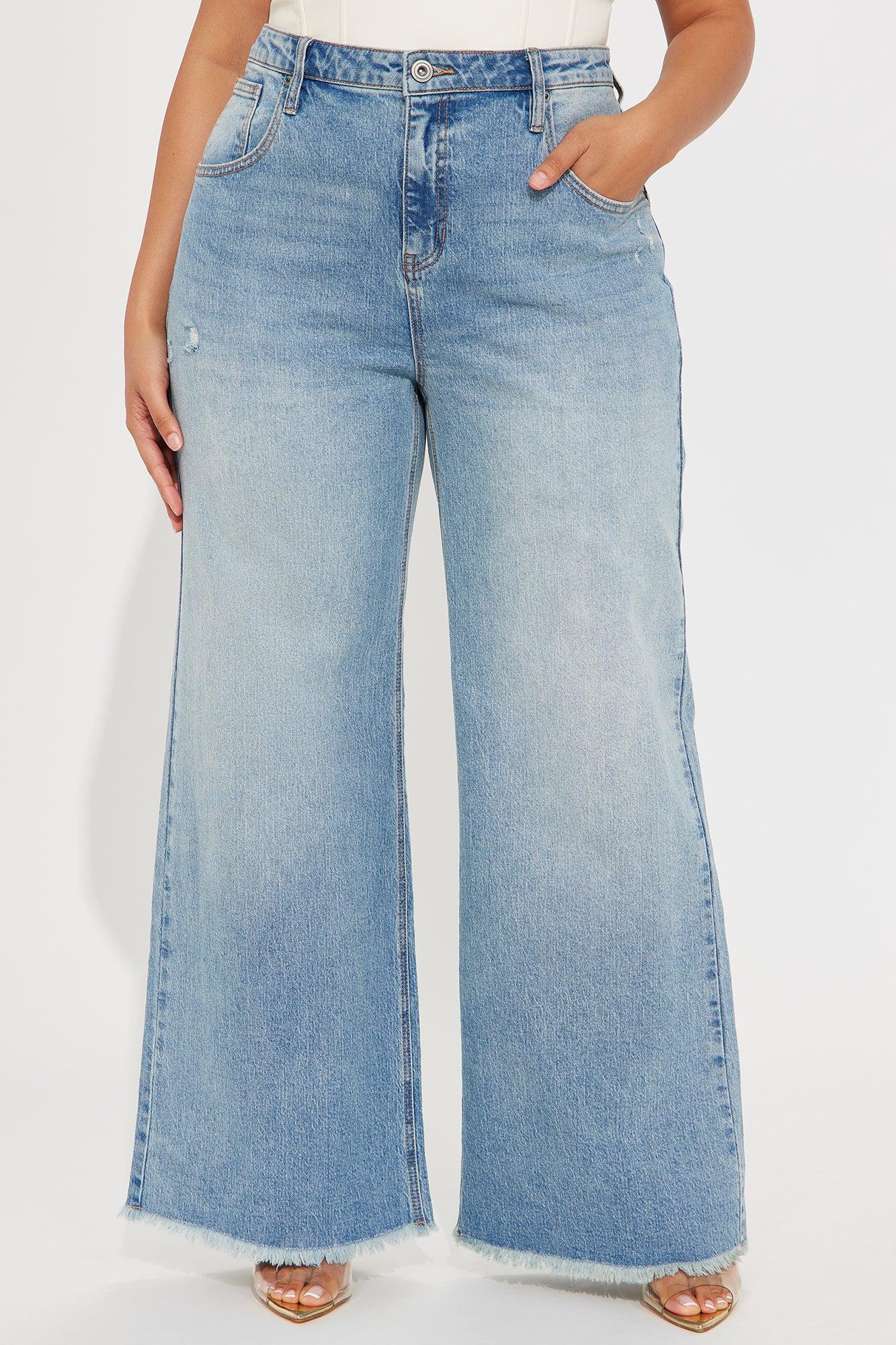 For What It's Worth Wide Leg Jean - Vintage Wash Product Image