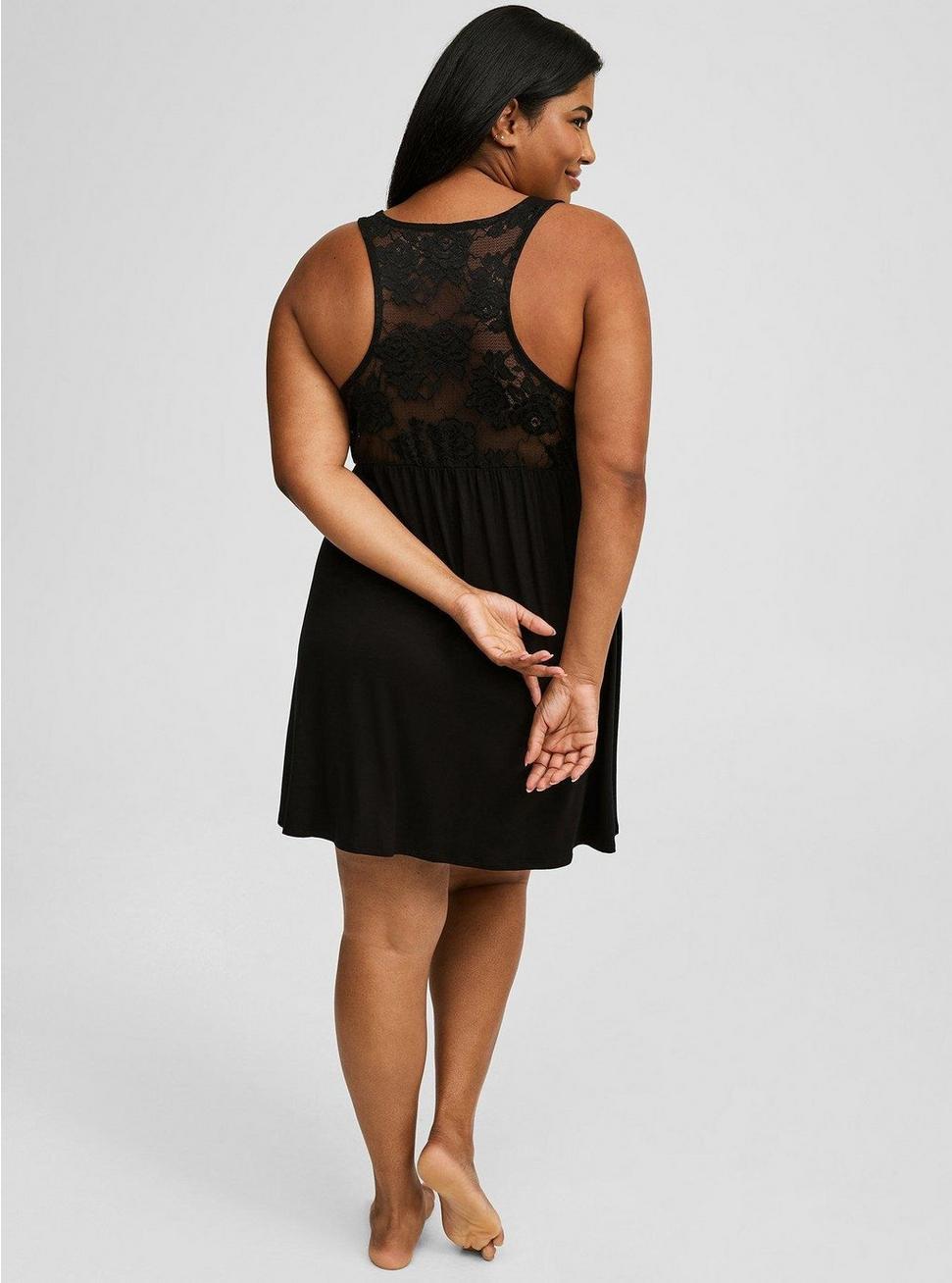 Lace Back Babydoll Sleep Gown Product Image