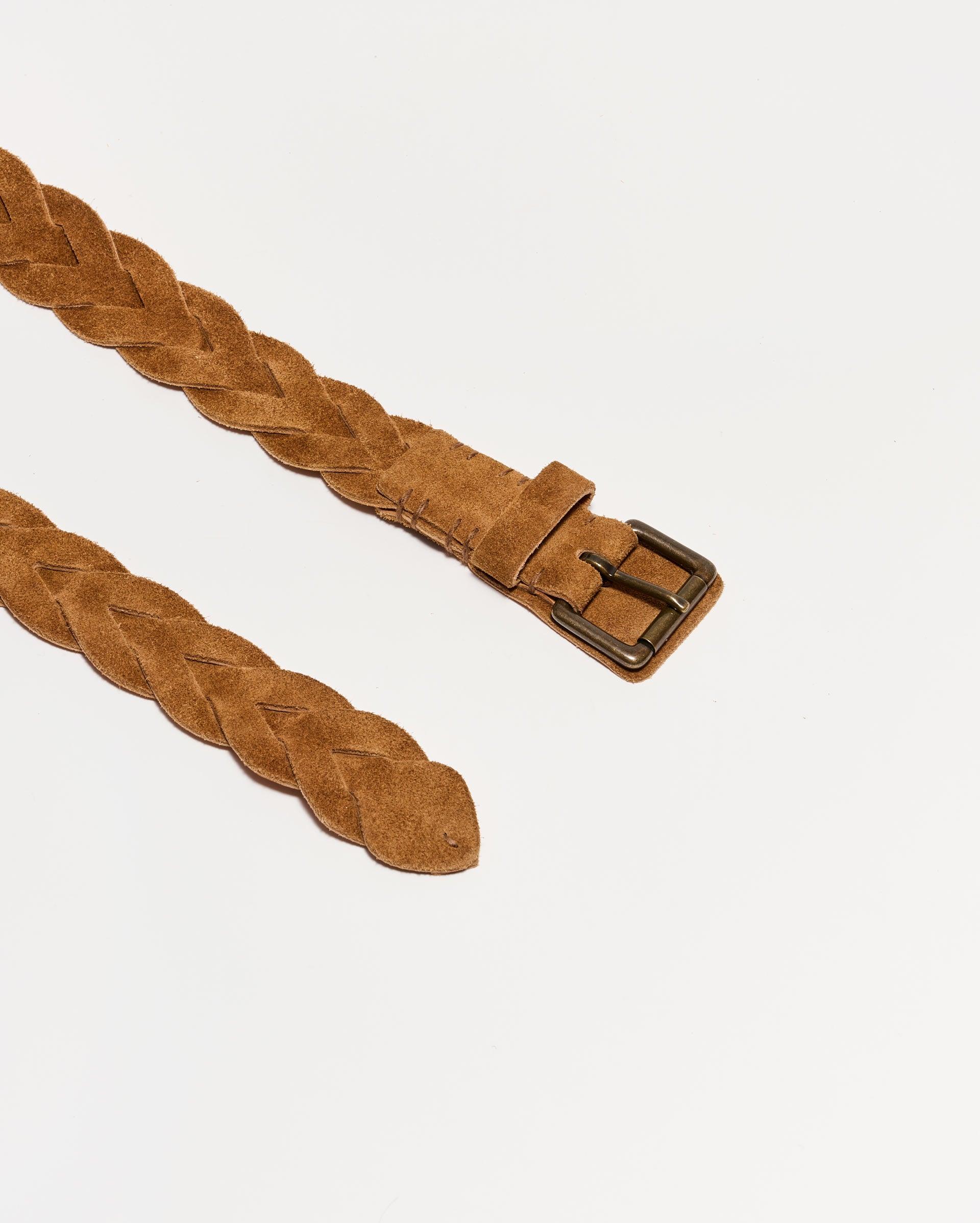 Suede Braided Belt -  Product Image