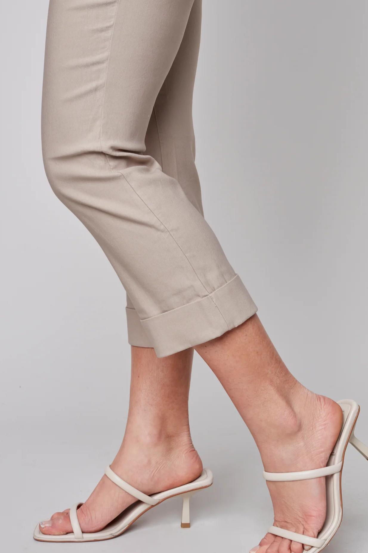 Stretch Pull-On Capri Pants Product Image