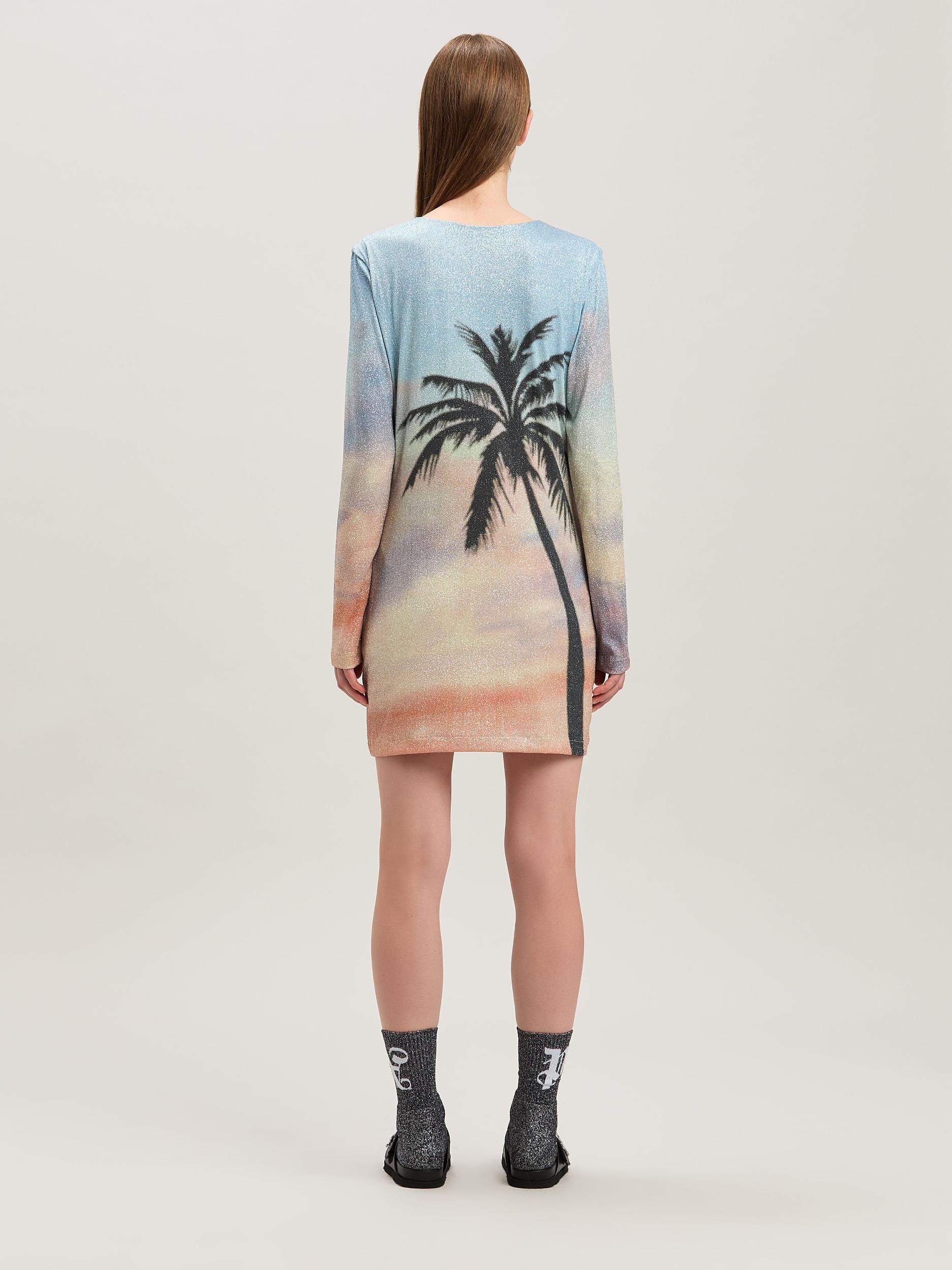 SUNRISE PALM LUREX DRESS MULTICOLOR - BL Product Image