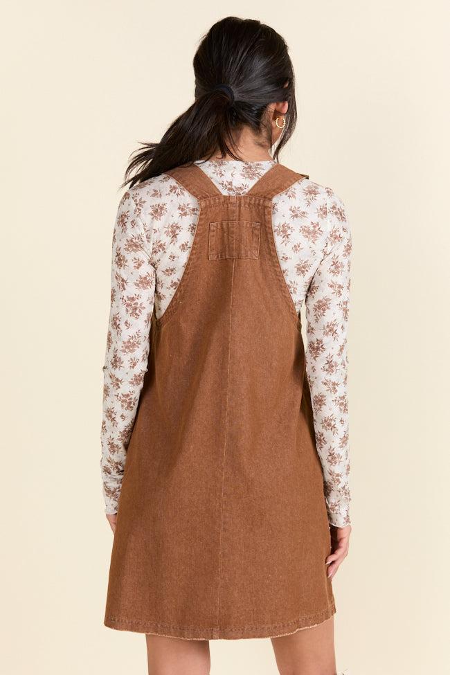 Anissa Brown Overall Dress Product Image