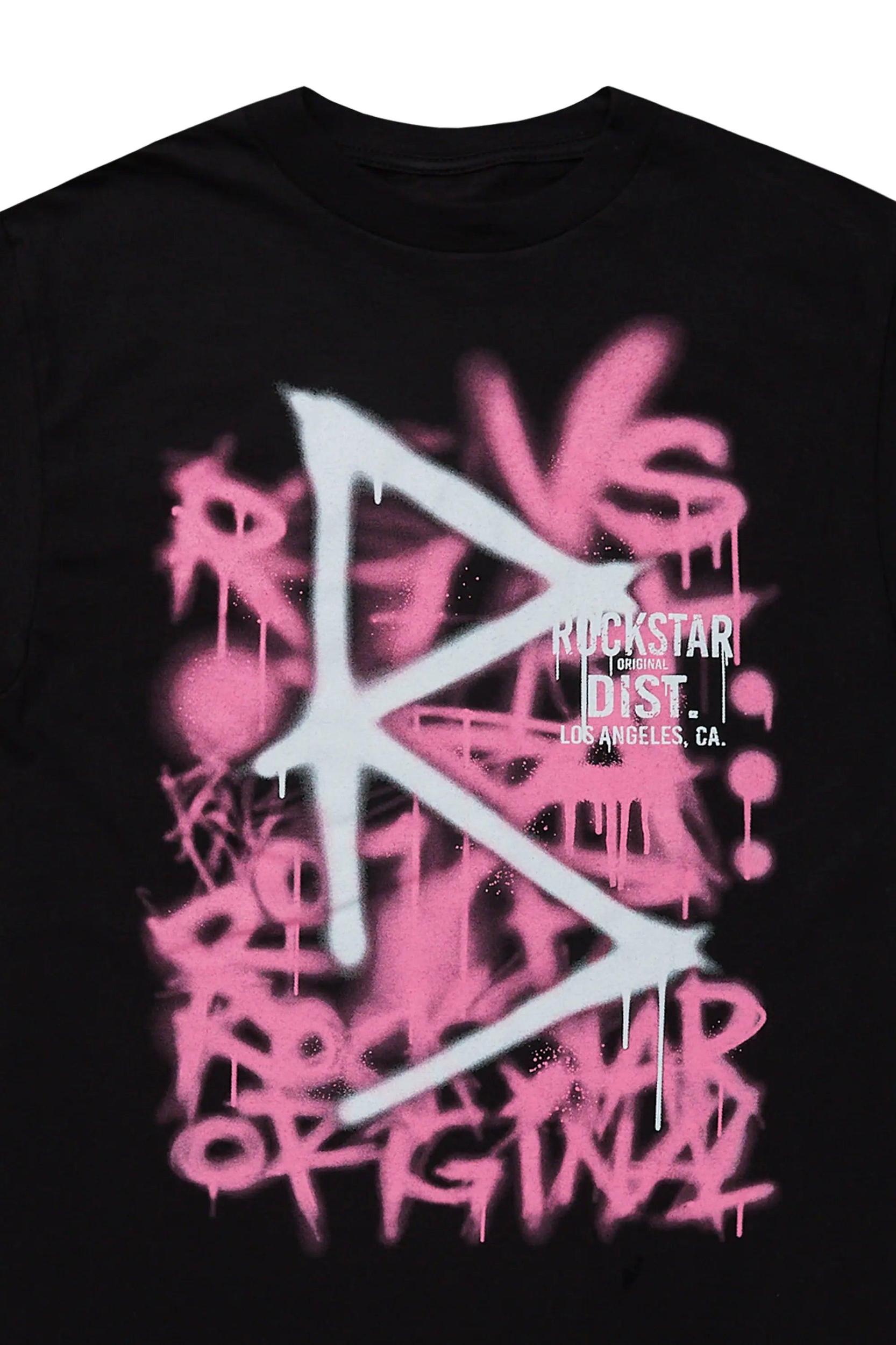 Nahomy Black Oversized Tee Female Product Image