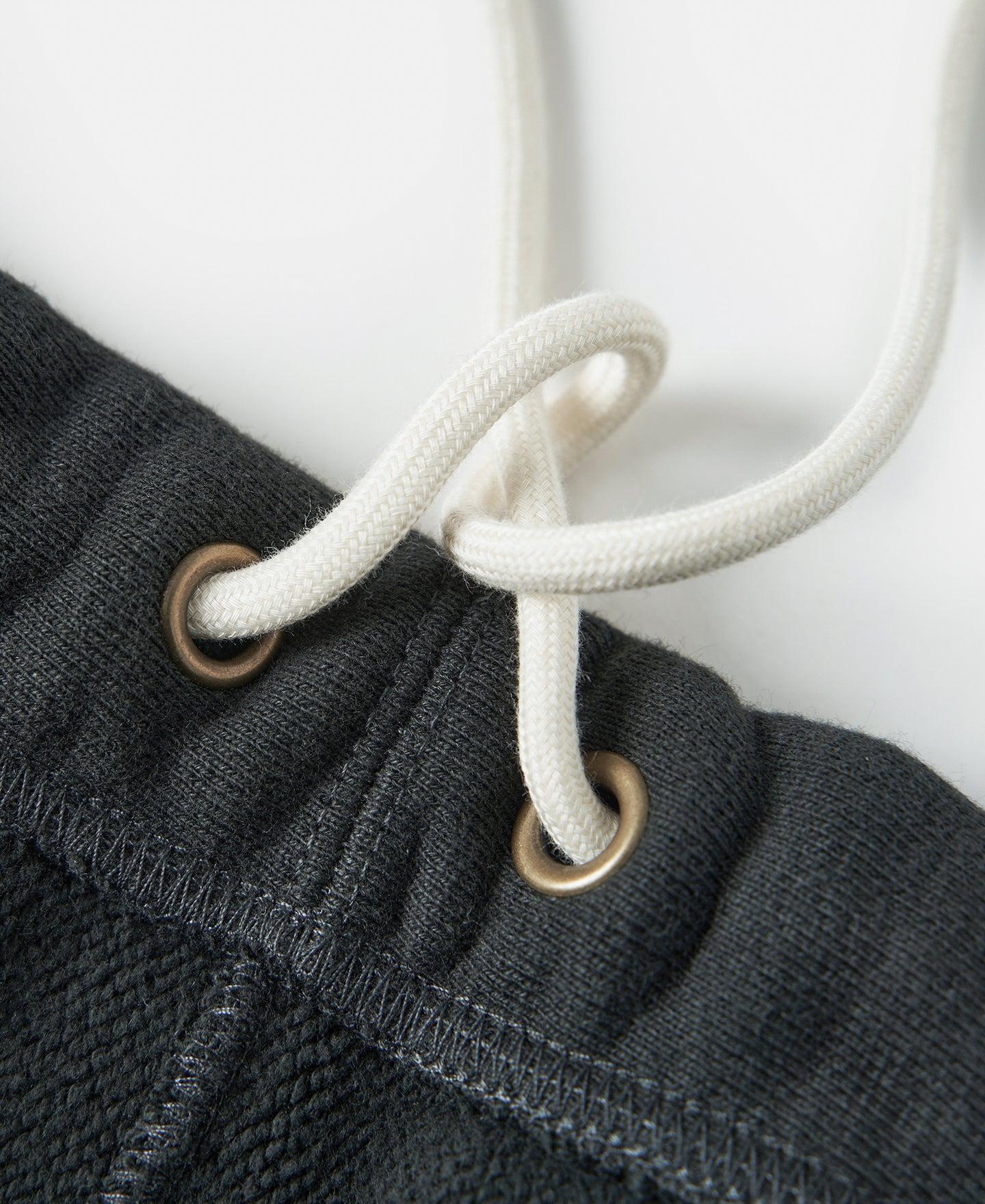 1950s 20.5 oz Terry Cloth Reverse Weave Sweatpants - Black Product Image