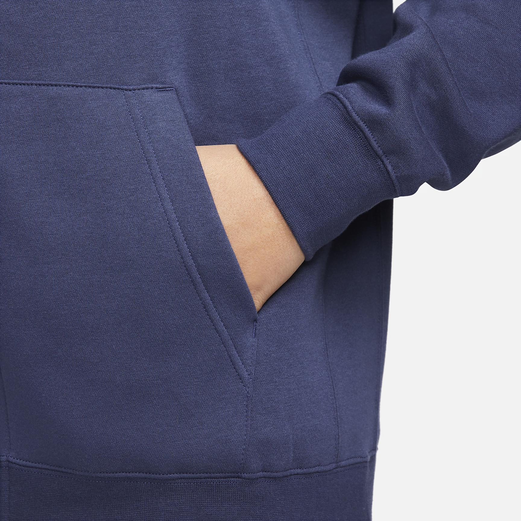 Mens Nike Sportswear Club Fleece Full-Zip Hoodie | BV2645-010 Product Image