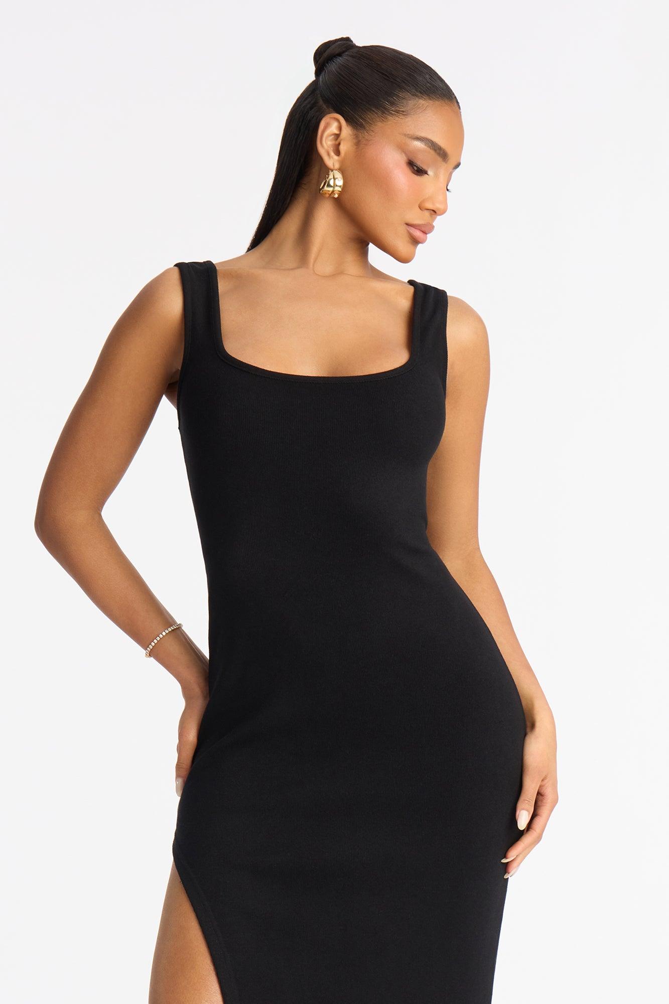 Cloud Nine Midi Dress Set - Black Female Product Image