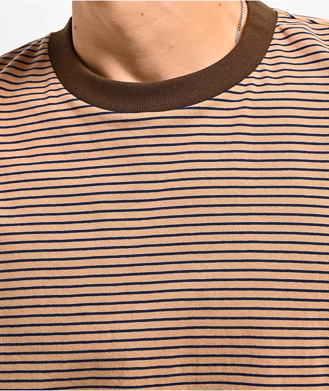 WKND Stripe Brown T-Shirt Product Image