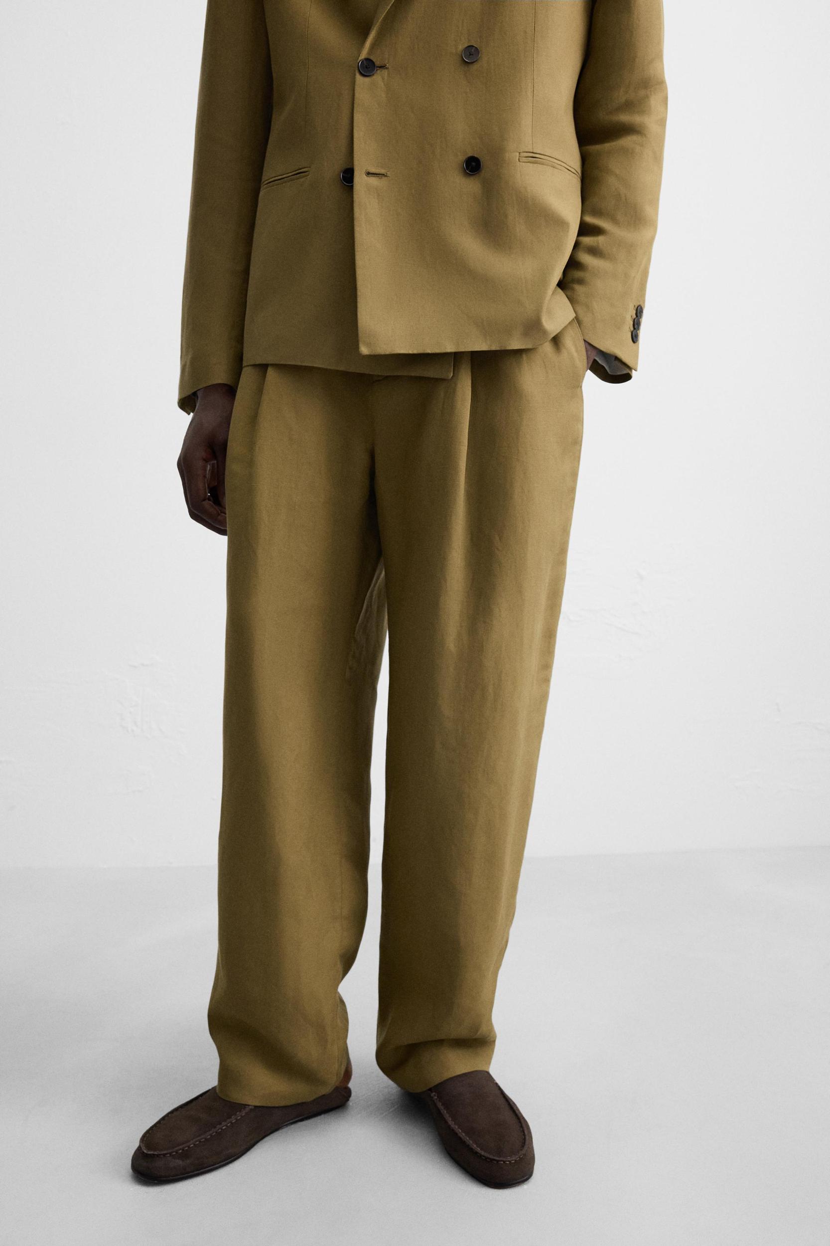 LYOCELL - LINEN SUIT PANTS Product Image