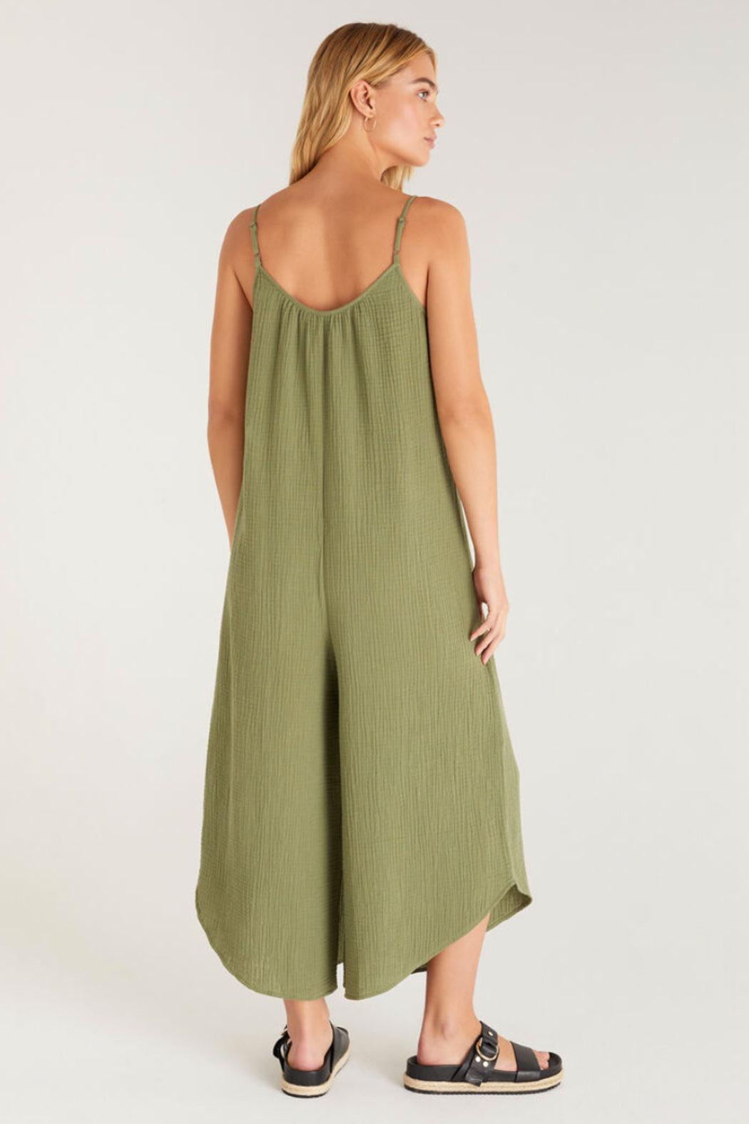 Flared Gauze Jumpsuit Product Image