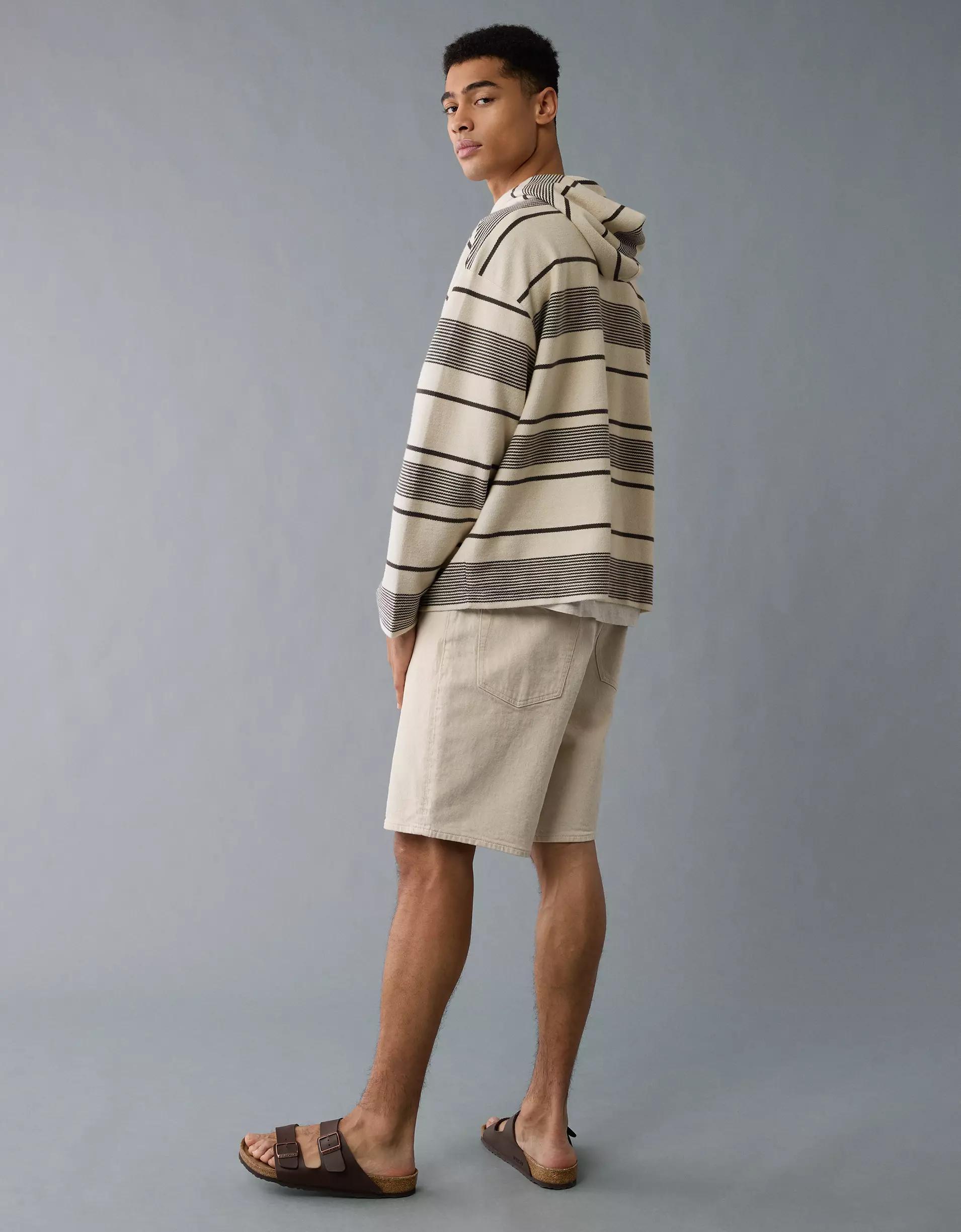 AE Striped Terry Baja Hoodie Product Image