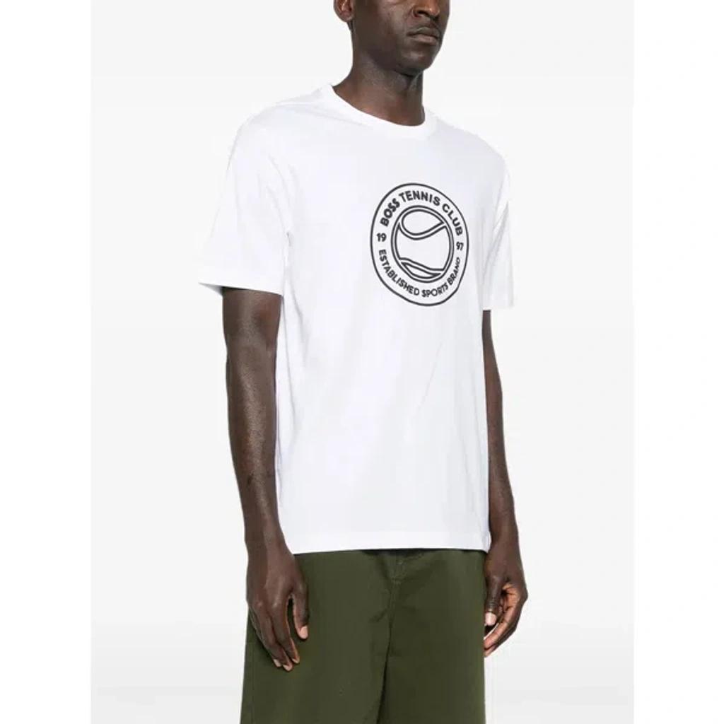 HUGO BOSS Graphic-print T-shirt In White Product Image