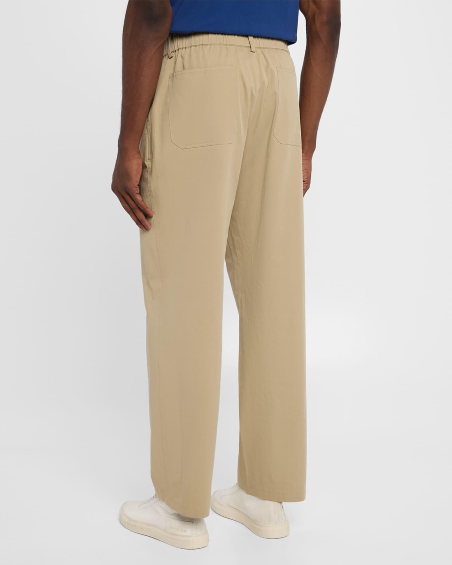 Men's Relaxed Cotton Trousers Product Image