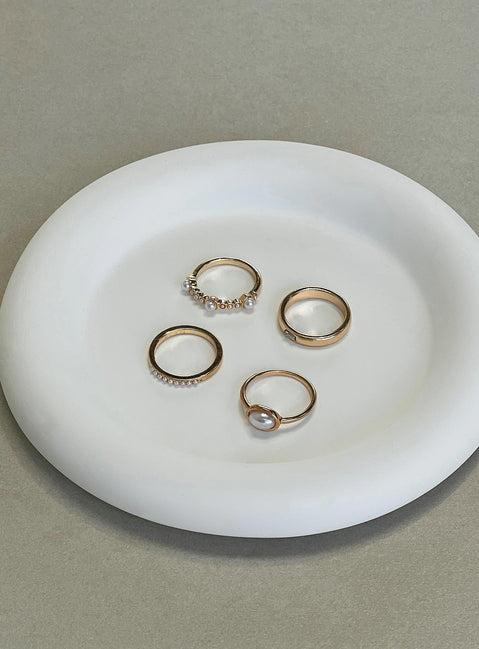 Edwina Ring Pack Gold Product Image