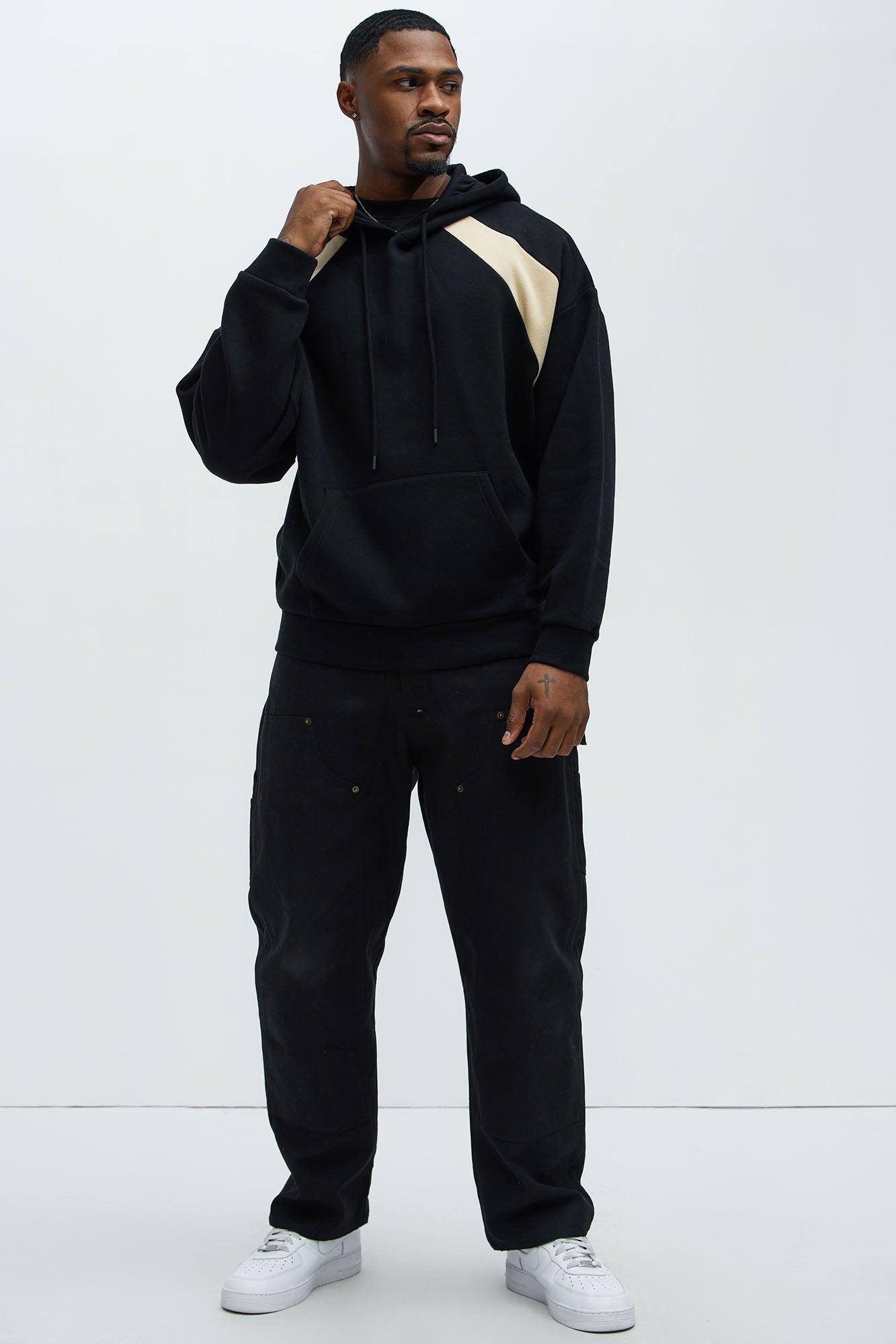 Tyson Flight Oversized Hoodie - Black/combo Product Image