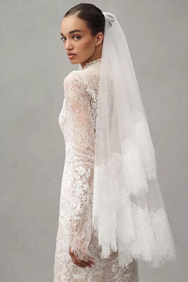 Watters Frances Fingertip Veil Product Image