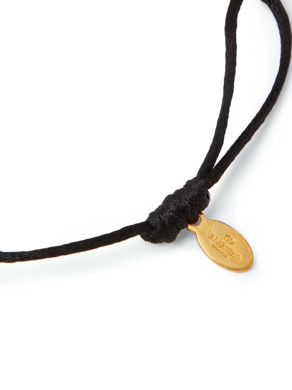 VLogo Signature crystal-embellished bracelet Product Image