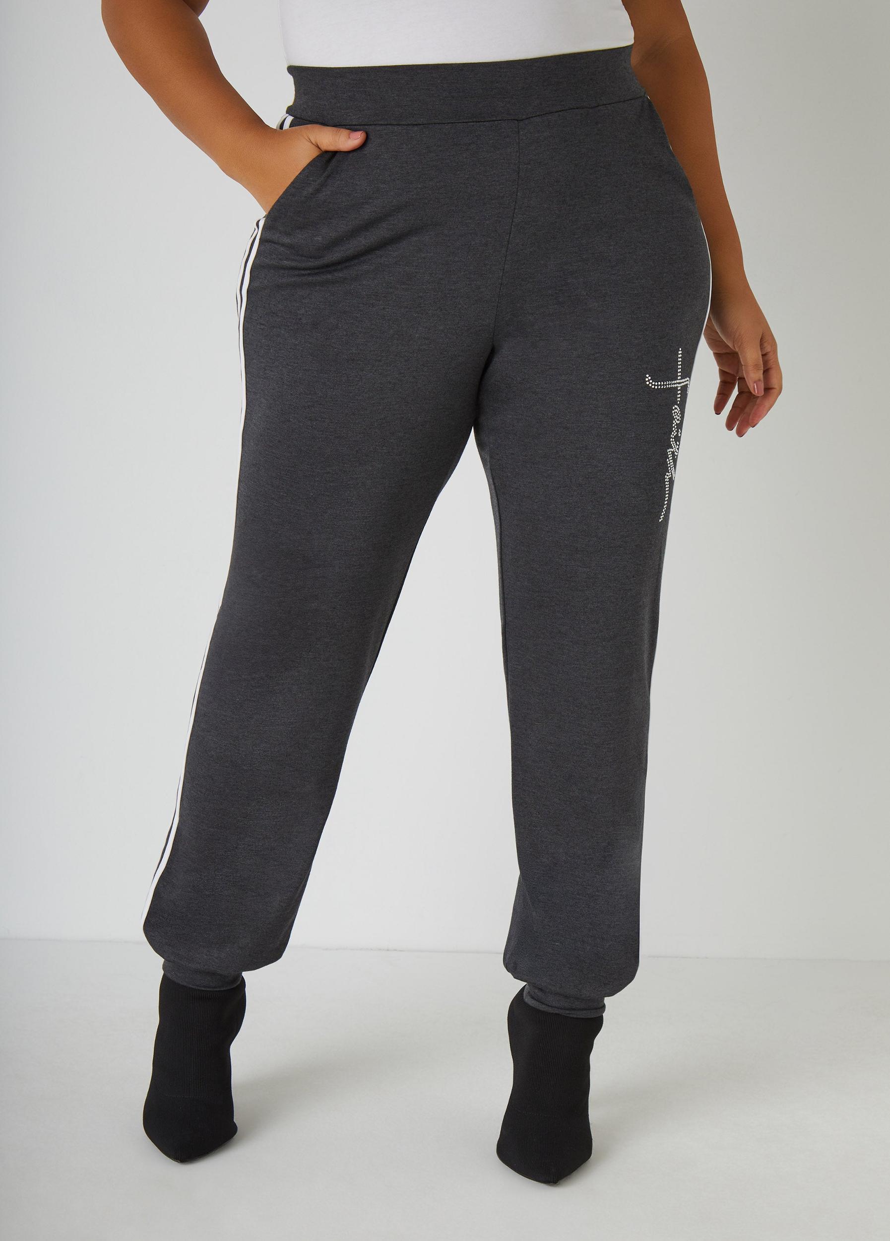 Faith Crystal Joggers Product Image