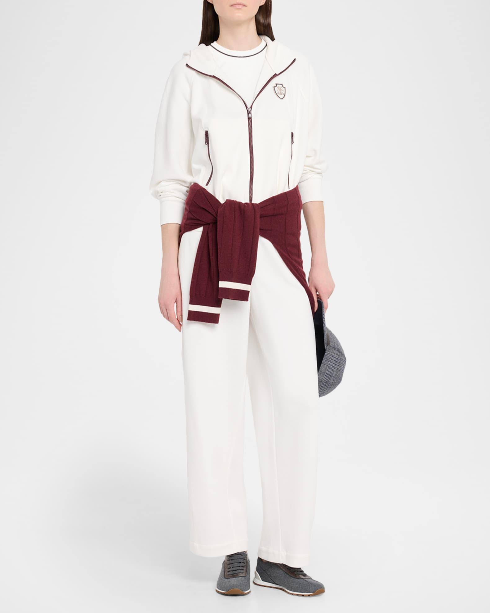 Monili V-Neck Cashmere Rib Knit Sweater Product Image