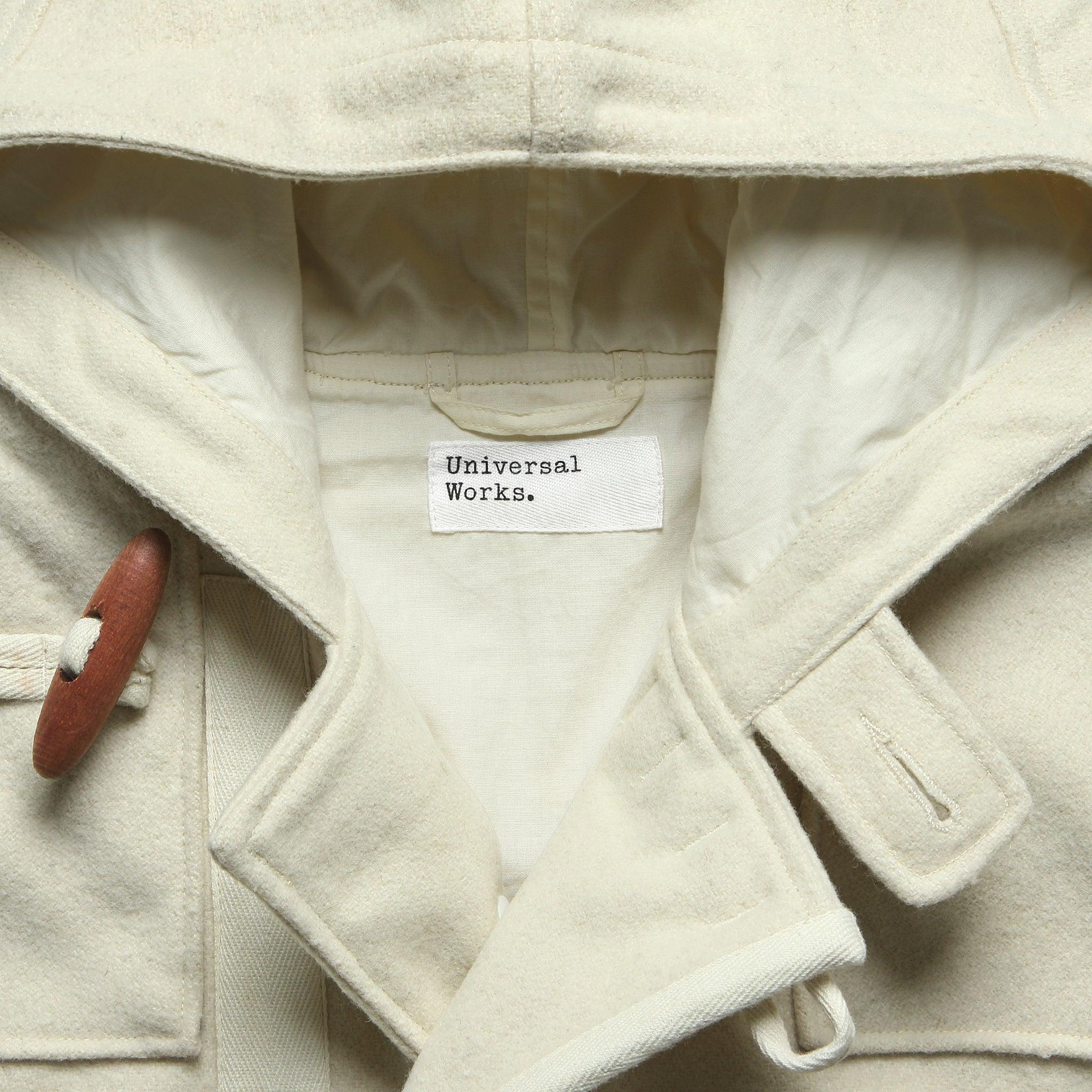 Military Duffle Coat - Mowbray Marl Ecru Product Image