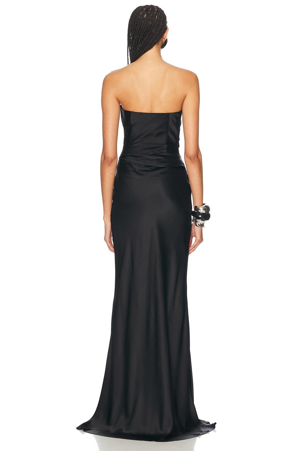 Cowl Bustier Gown Product Image