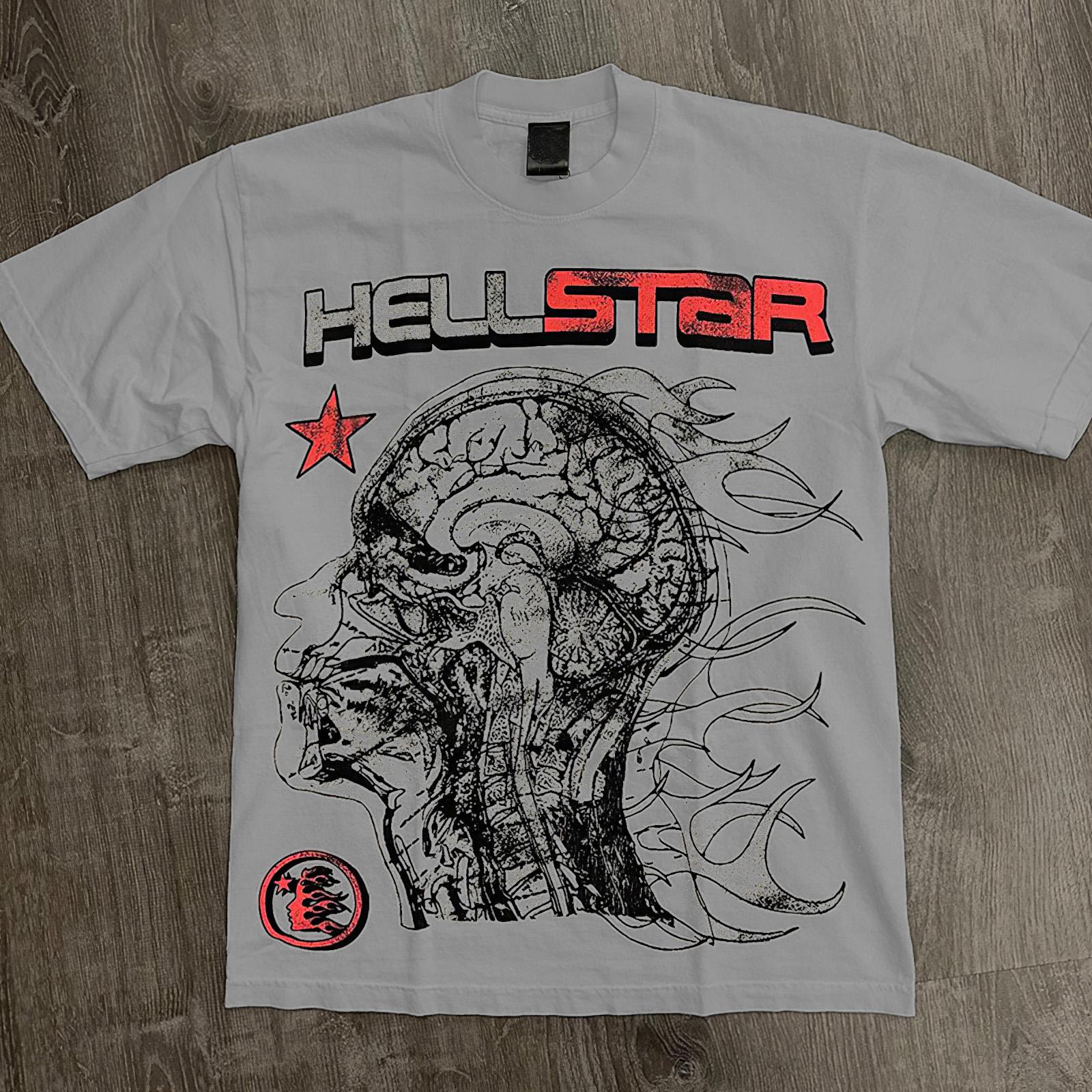Y2k Vintage Hellstar 1996 Graphic Cotton T-Shirt Product Image