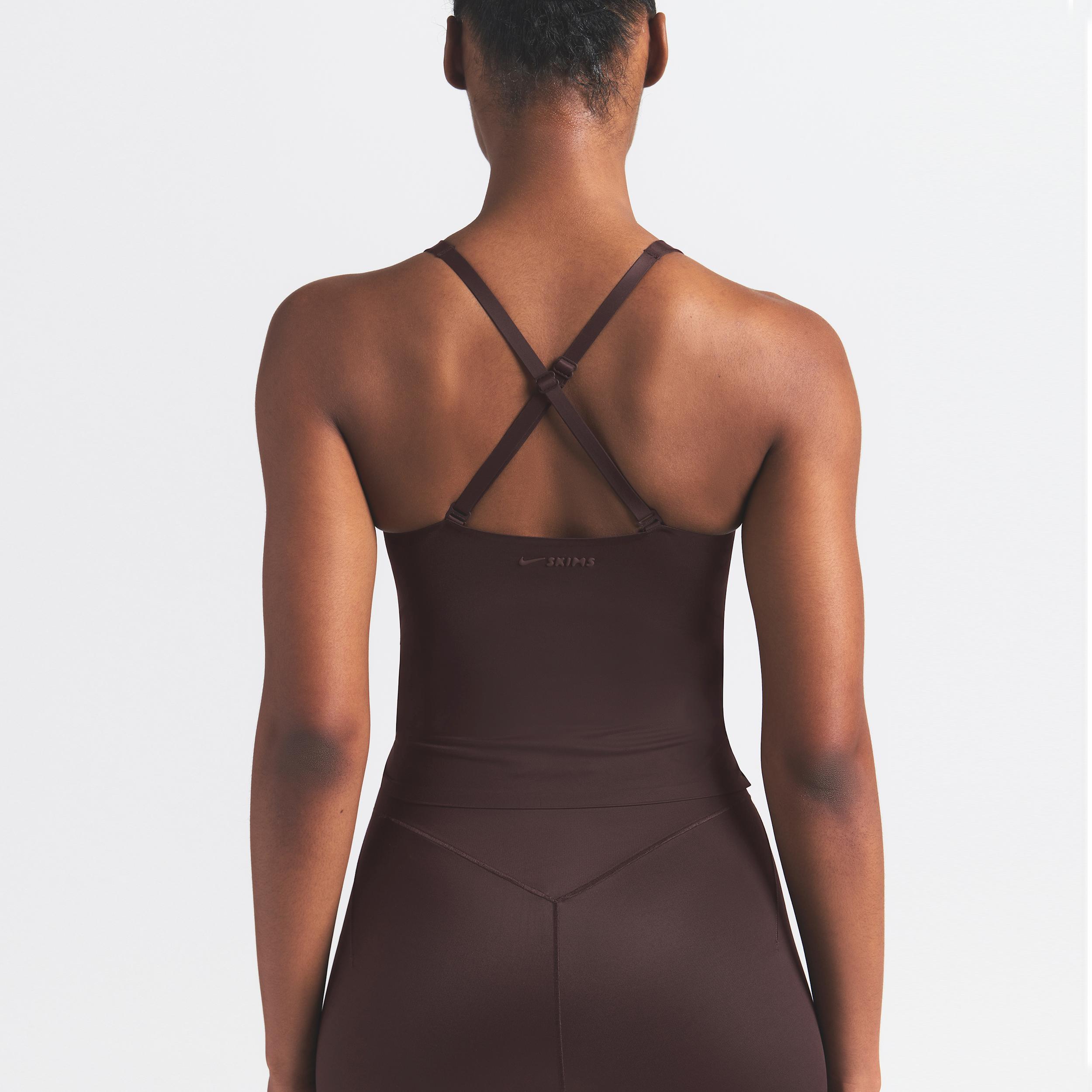 Nike Womens SKIMS Shine High-Neck Bra | BRSPT7004W-PHO Product Image