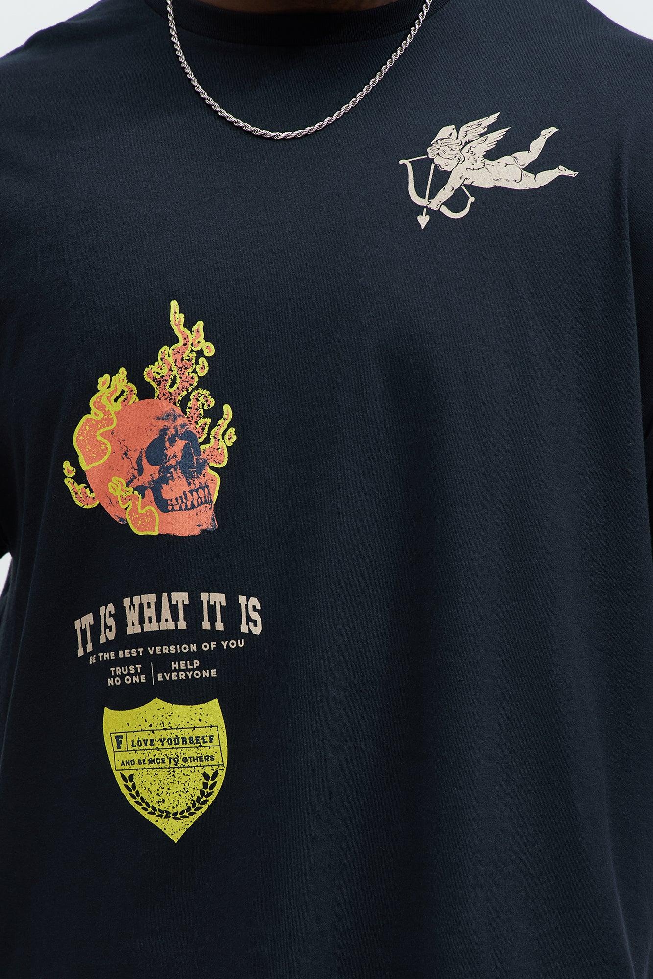 It Is What Short Sleeve Tee - Black Product Image