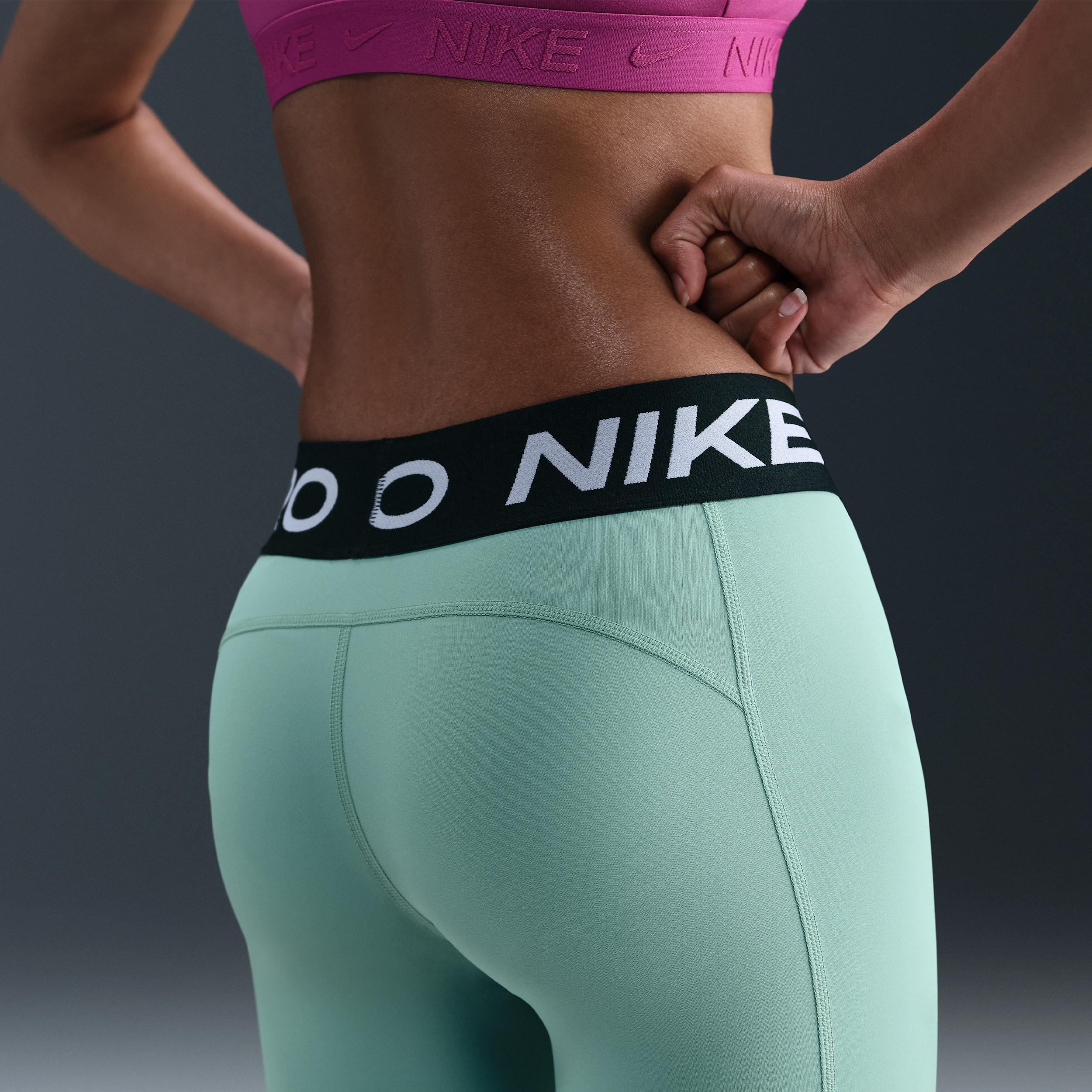 Women's Nike Pro Girls' Mid-Rise Leggings Product Image