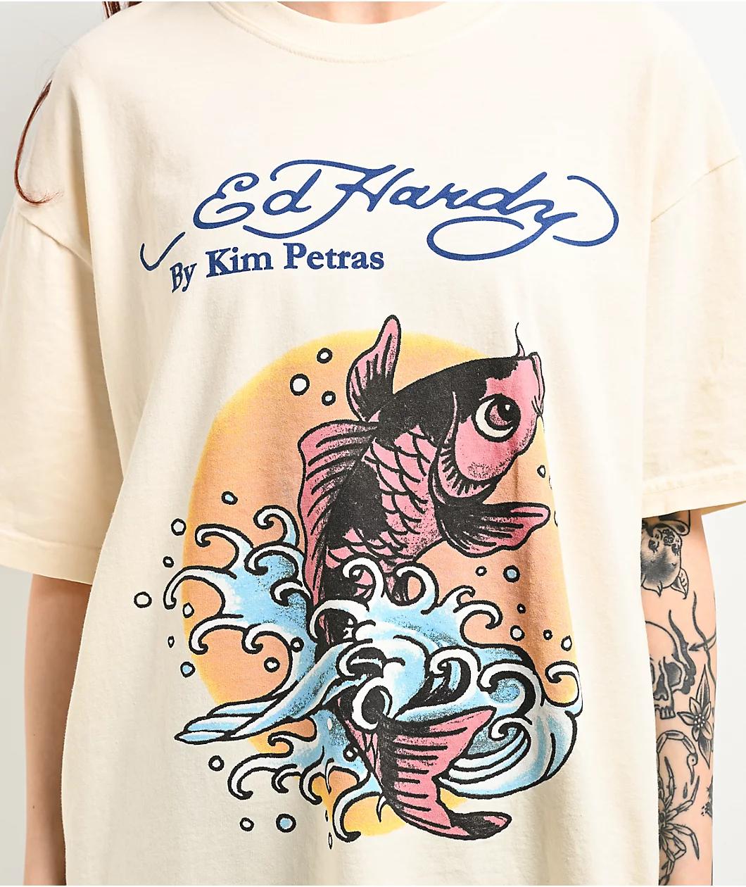 Ed Hardy x Kim Petras Koi Oversized T-Shirt Product Image
